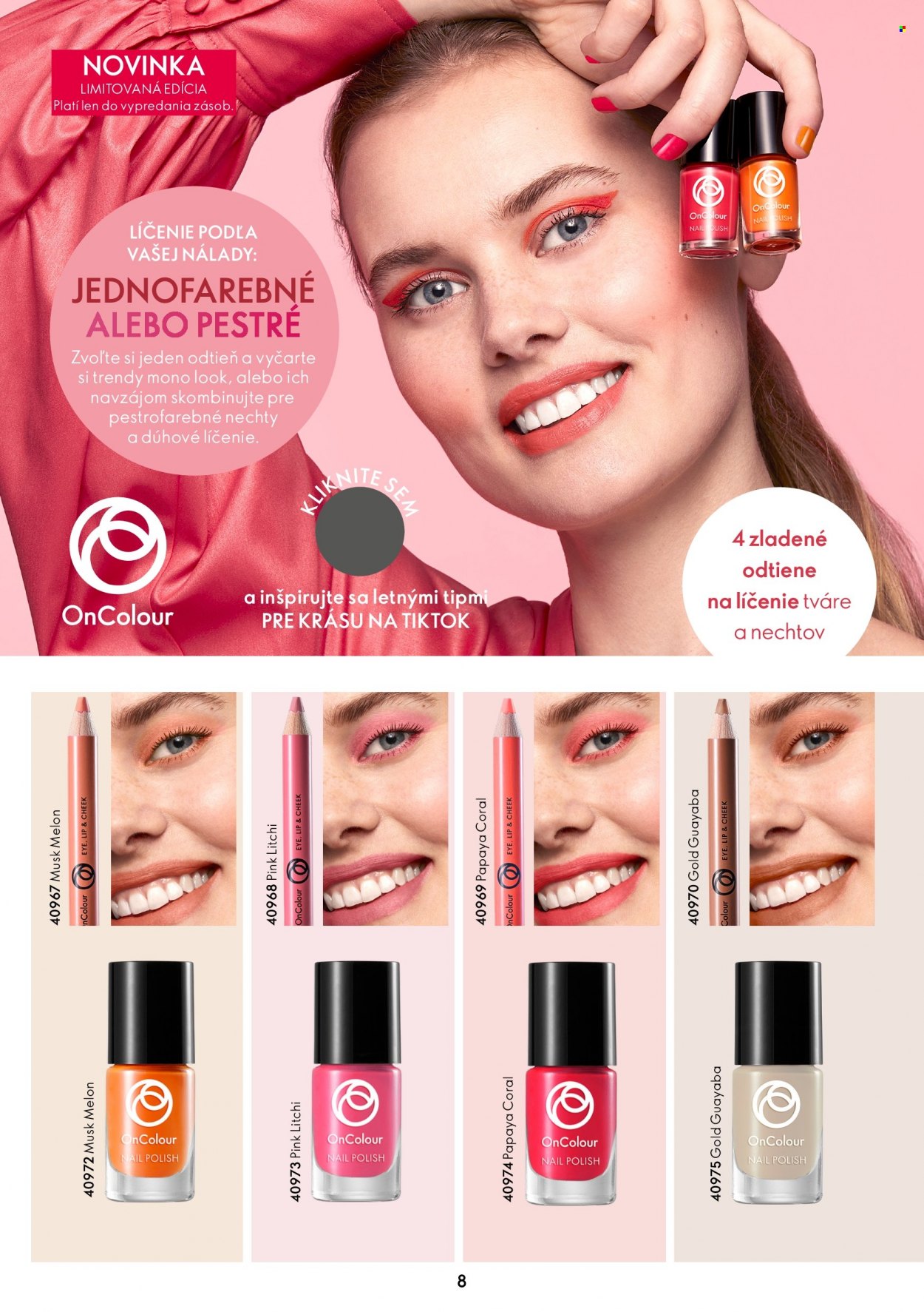 Leták Oriflame - 6.7.2022 - 26.7.2022. Strana 8