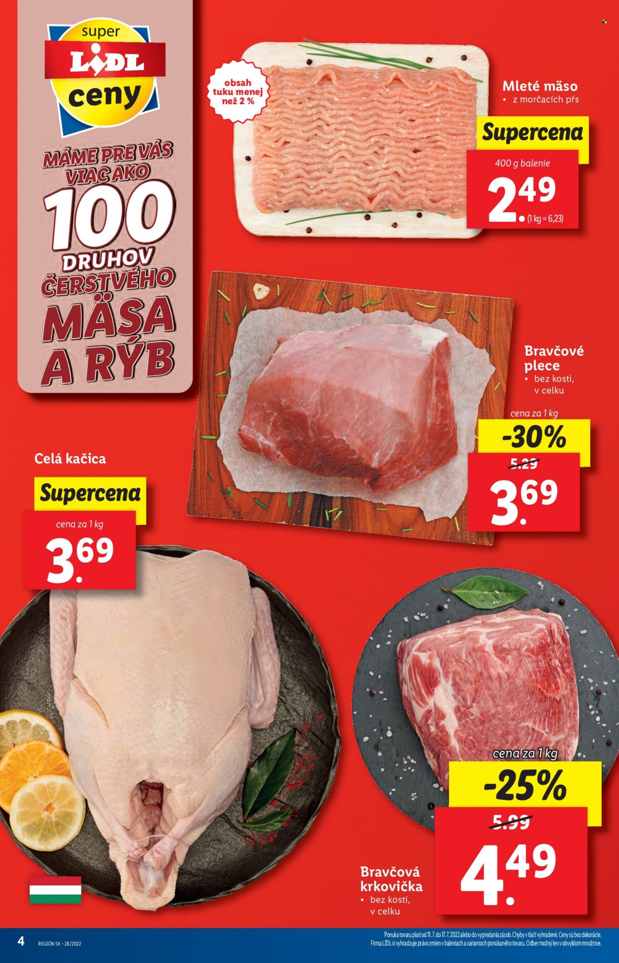 Leták Lidl - 11.7.2022 - 17.7.2022. Strana 4