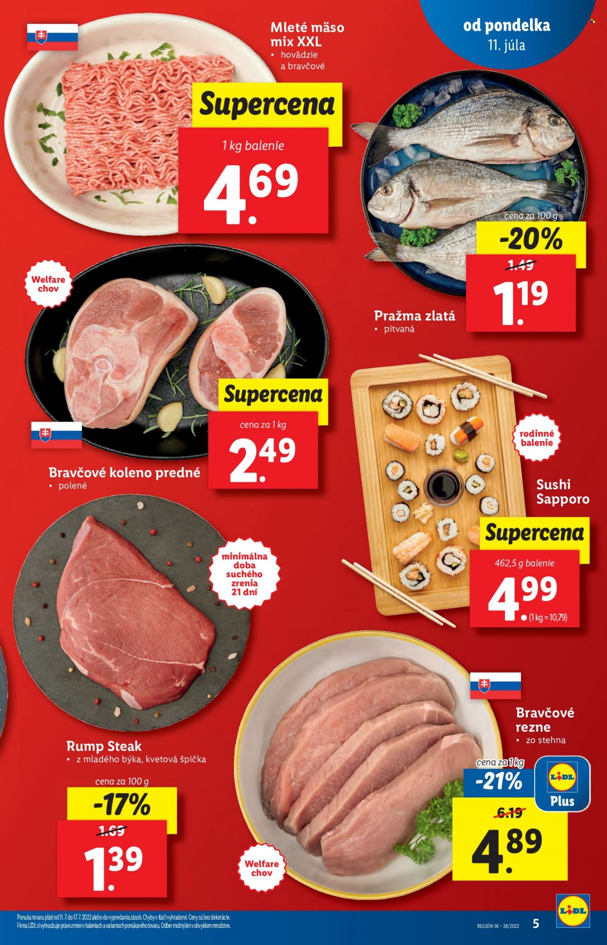 Leták Lidl - 11.7.2022 - 17.7.2022. Strana 5