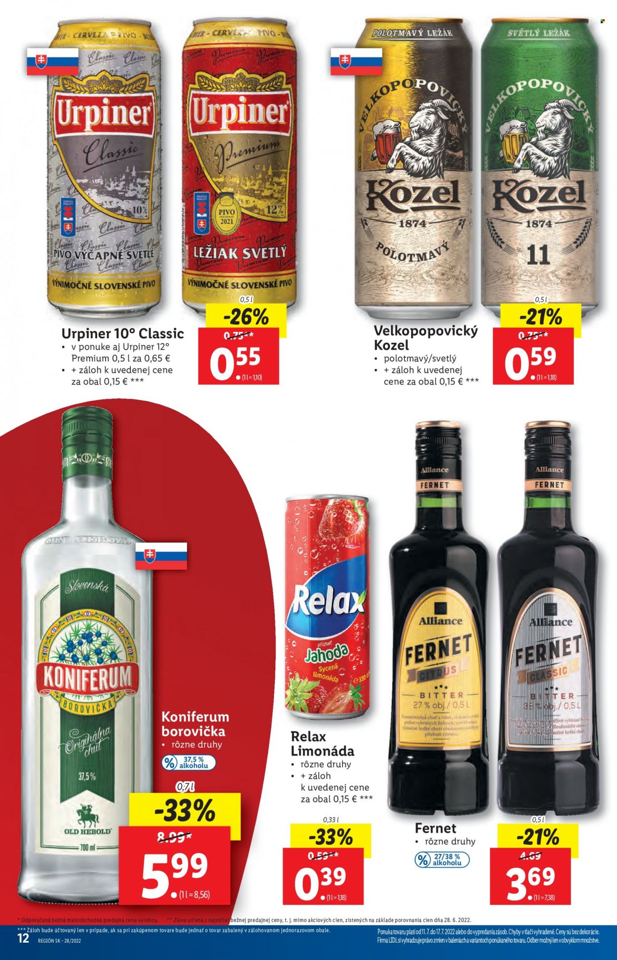 Leták Lidl - 11.7.2022 - 17.7.2022. Strana 12