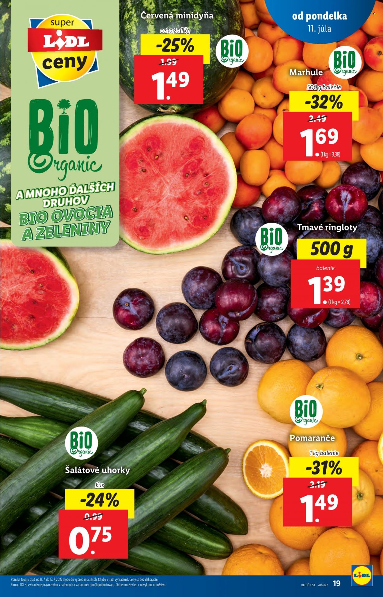 Leták Lidl - 11.7.2022 - 17.7.2022. Strana 19