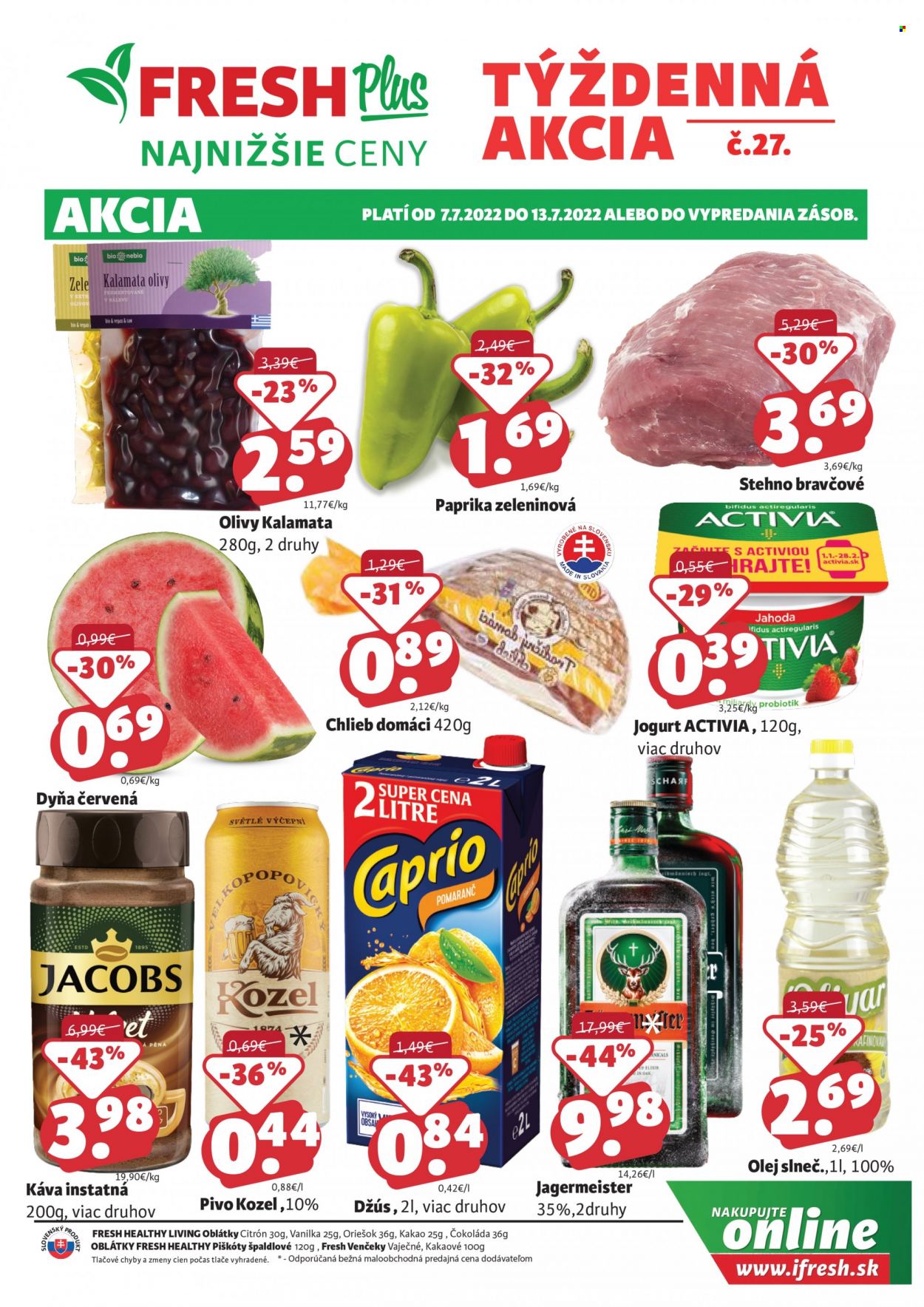 Leták FRESH - 7.7.2022 - 13.7.2022. Strana 1