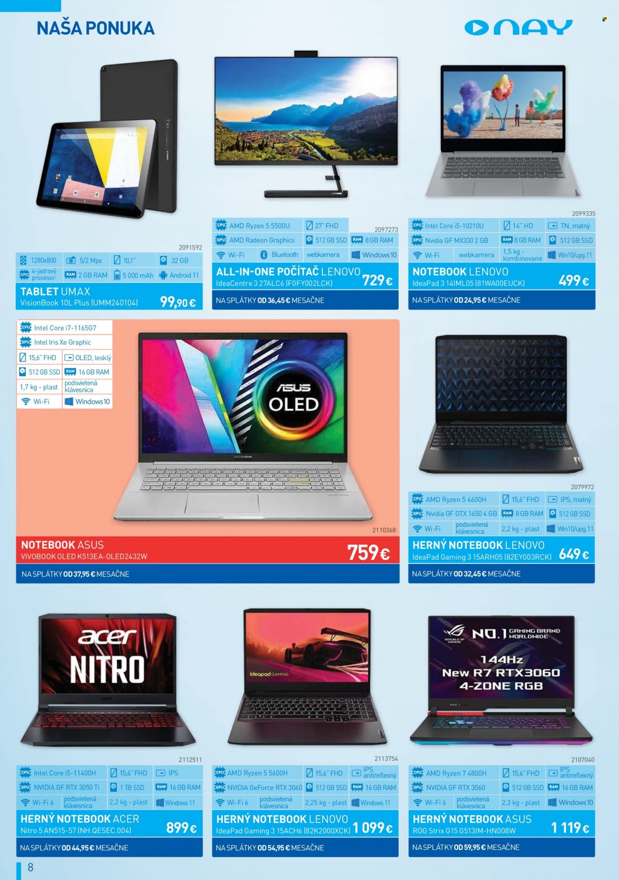 Leták NAY Elektrodom - 7.7.2022 - 3.8.2022. Strana 8