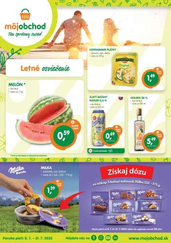 Leták Môj obchod - 8.7.2022 - 21.7.2022.