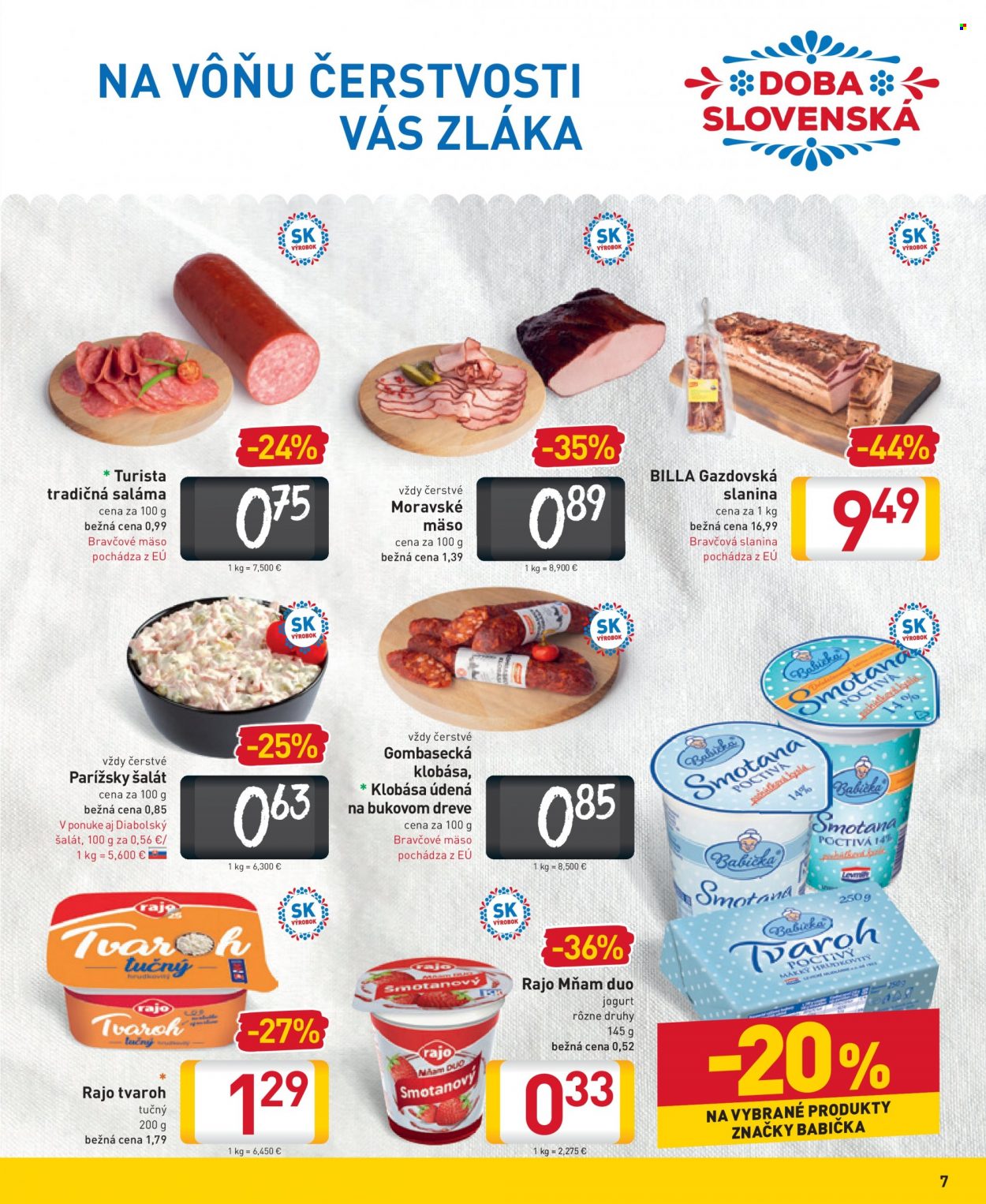 Leták Billa - 13.7.2022 - 19.7.2022. Strana 7