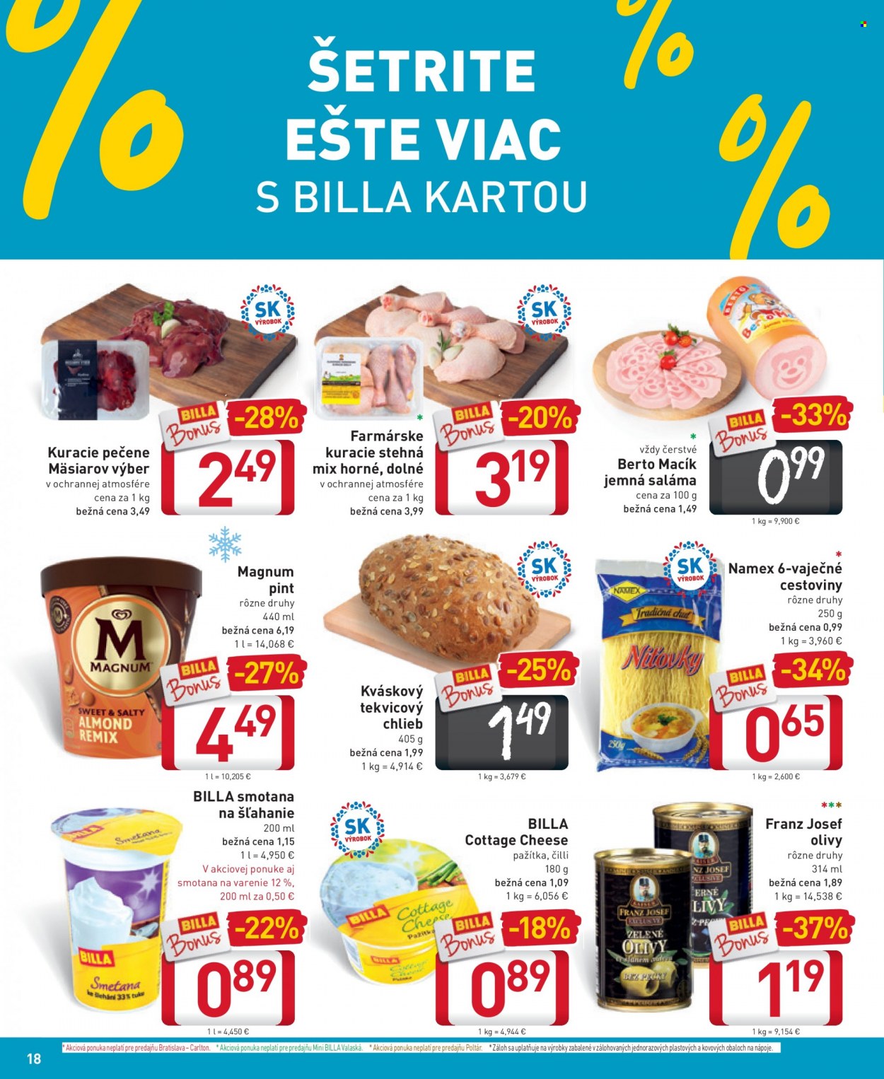 Leták Billa - 13.7.2022 - 19.7.2022. Strana 18