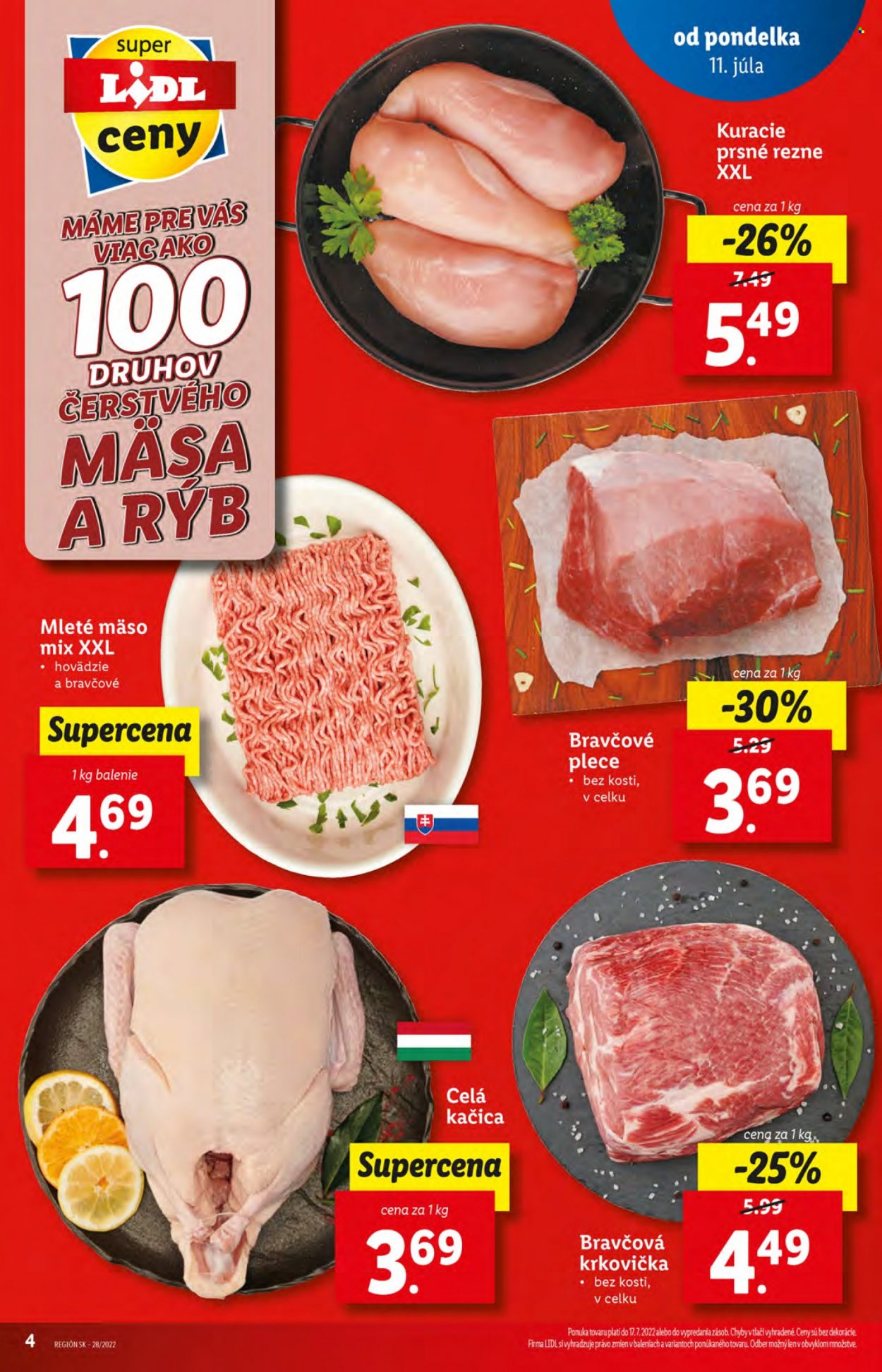 Leták Lidl - 14.7.2022 - 17.7.2022. Strana 4