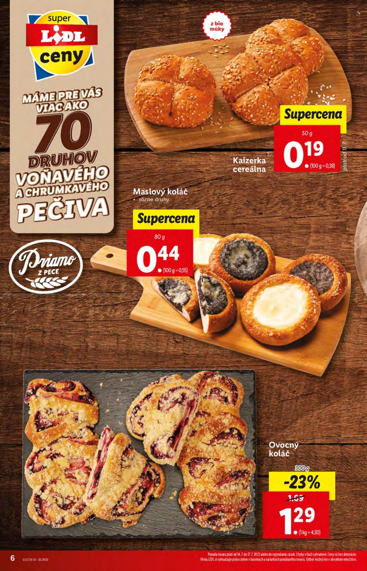 Leták Lidl - 14.7.2022 - 17.7.2022. Strana 6