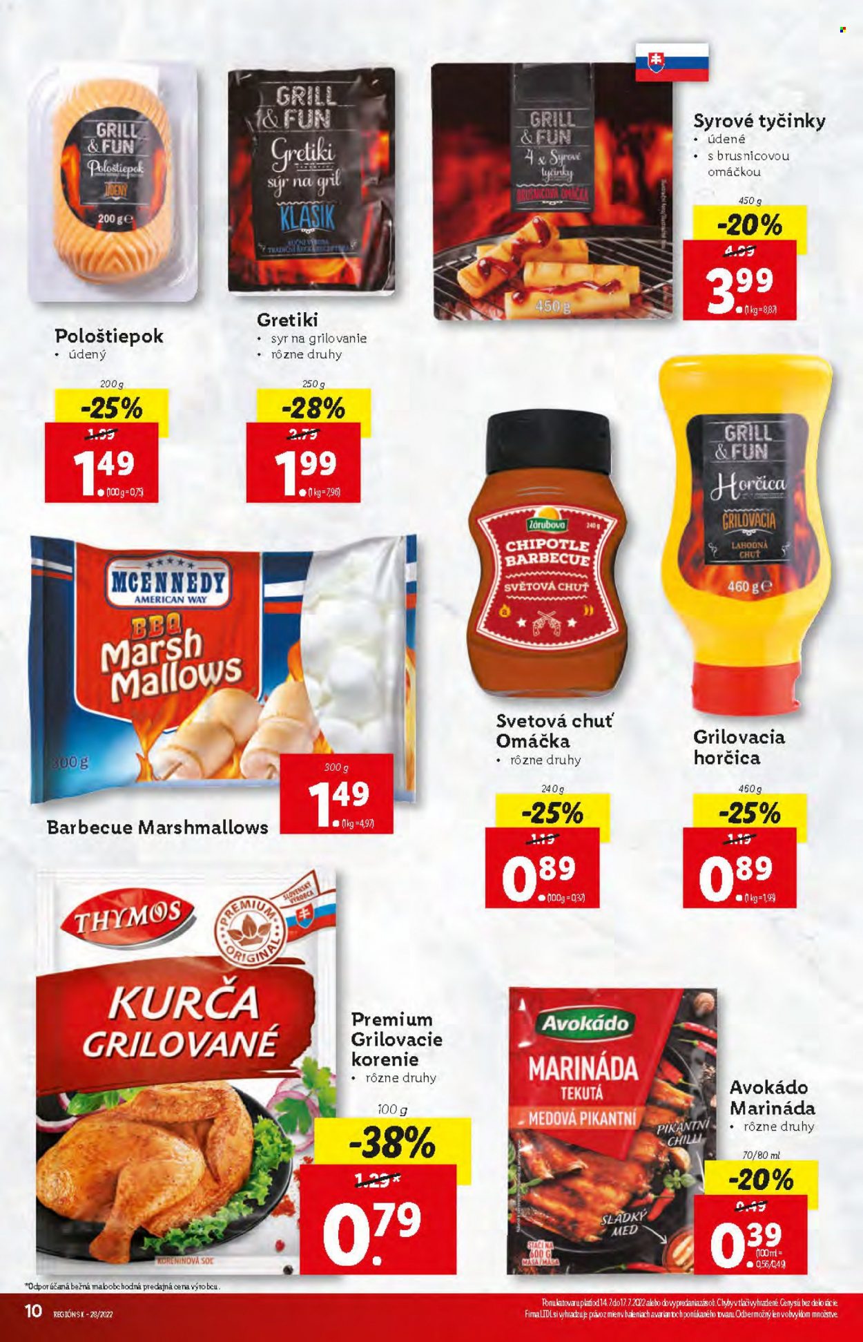 Leták Lidl - 14.7.2022 - 17.7.2022. Strana 10