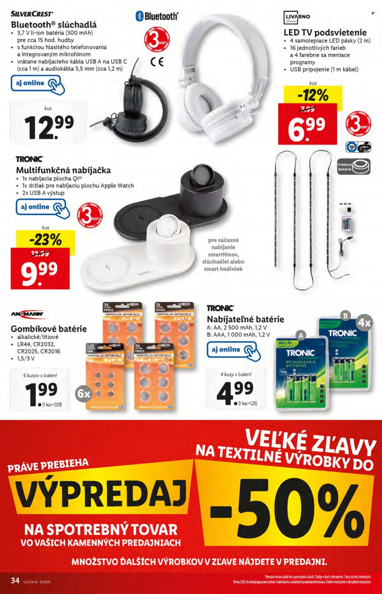 Leták Lidl - 14.7.2022 - 17.7.2022. Strana 34