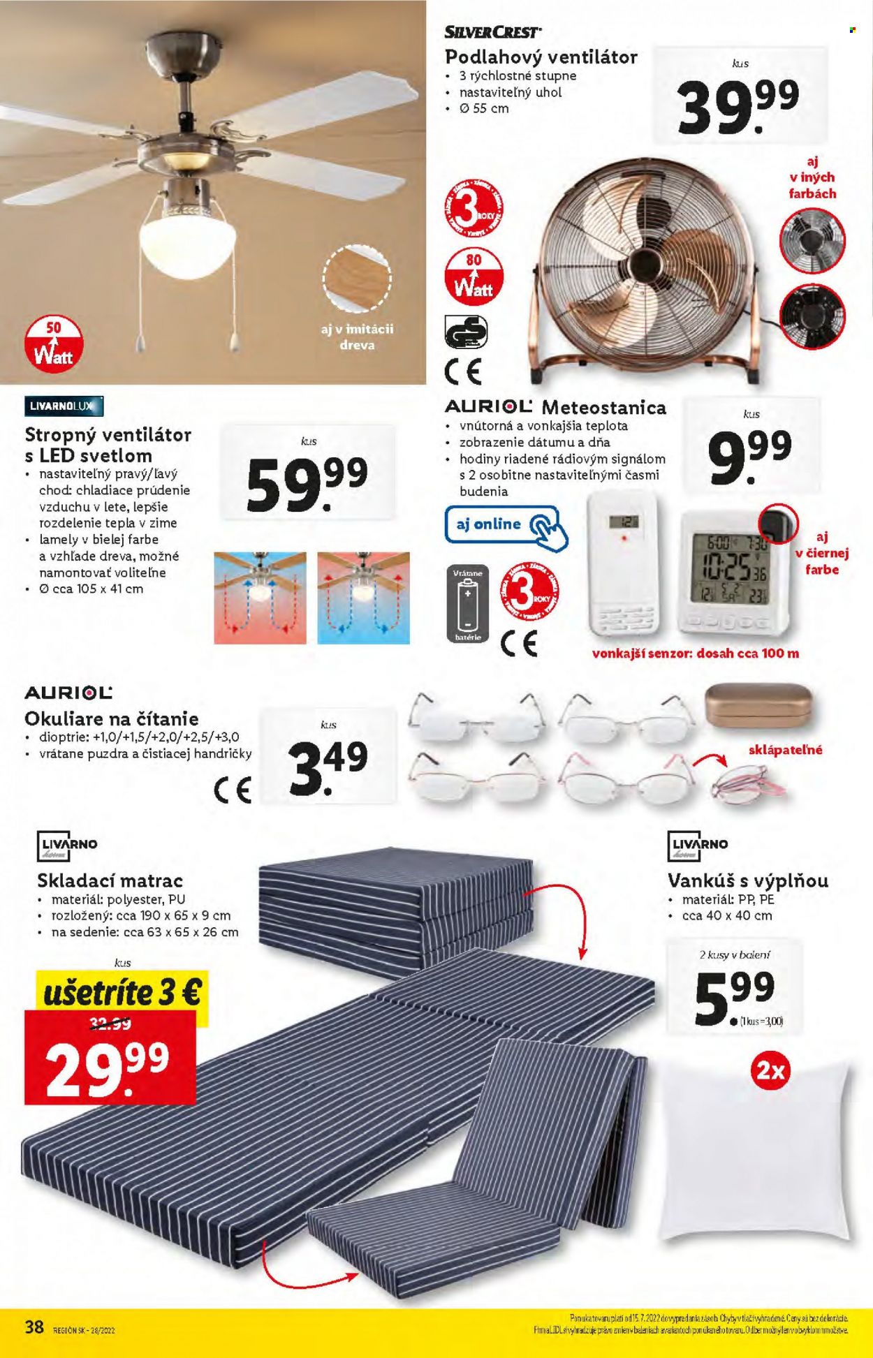 Leták Lidl - 14.7.2022 - 17.7.2022. Strana 38