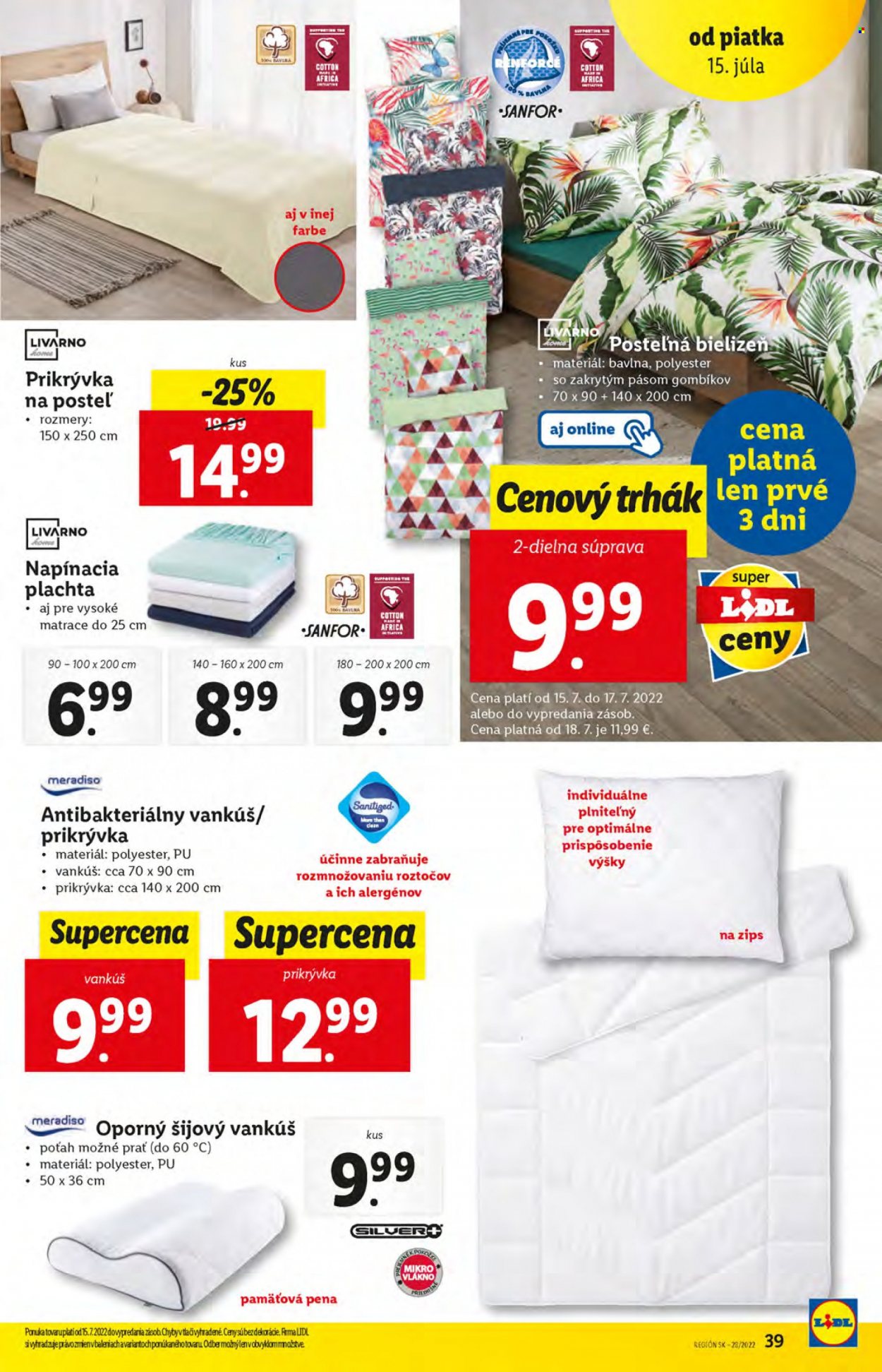 Leták Lidl - 14.7.2022 - 17.7.2022. Strana 39