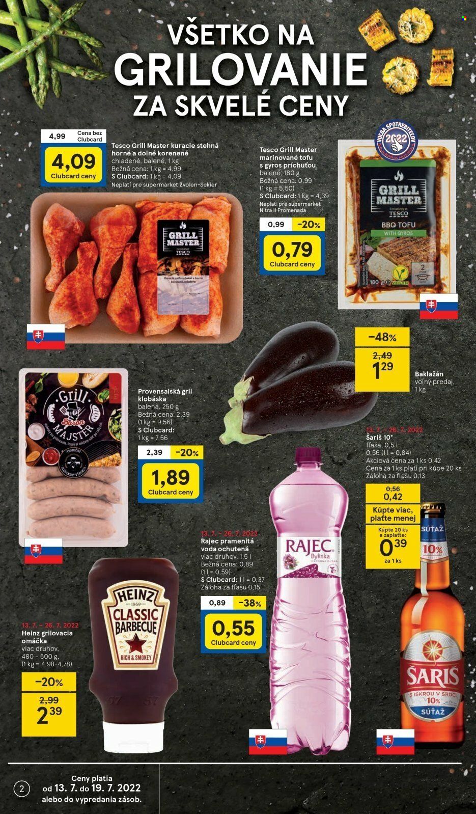 Leták TESCO supermarket - 13.7.2022 - 19.7.2022. Strana 2