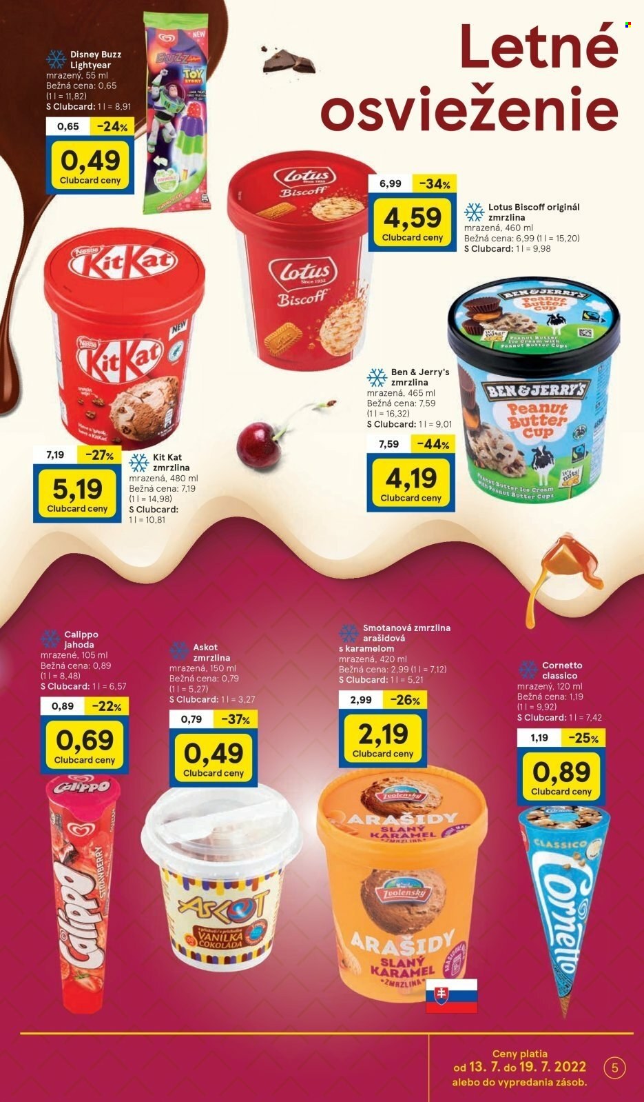 Leták TESCO supermarket - 13.7.2022 - 19.7.2022. Strana 5