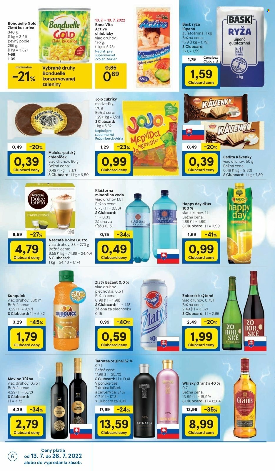 Leták TESCO supermarket - 13.7.2022 - 19.7.2022. Strana 6