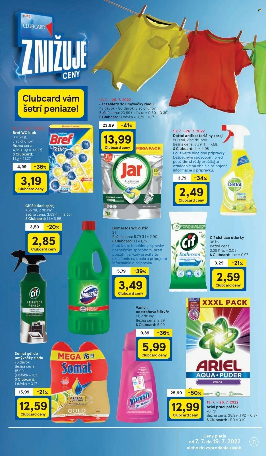 Leták TESCO - 13.7.2022 - 19.7.2022. Strana 11