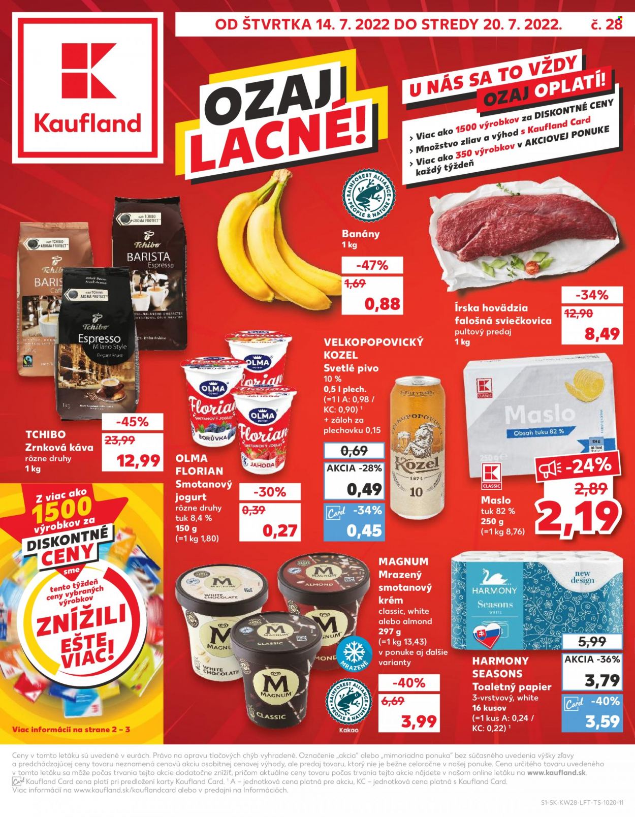 Leták Kaufland - 14.7.2022 - 20.7.2022. Strana 1