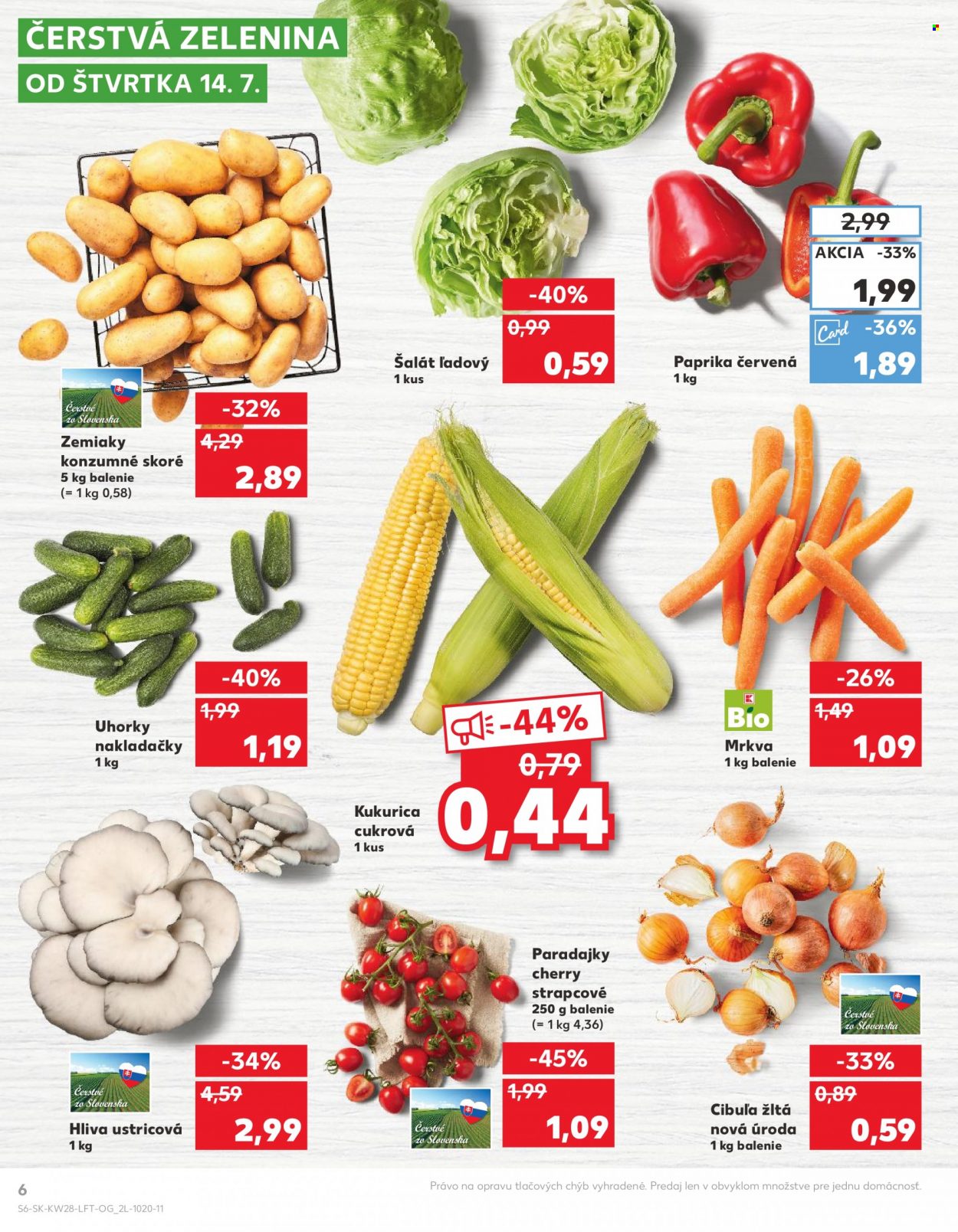 Leták Kaufland - 14.7.2022 - 20.7.2022. Strana 6