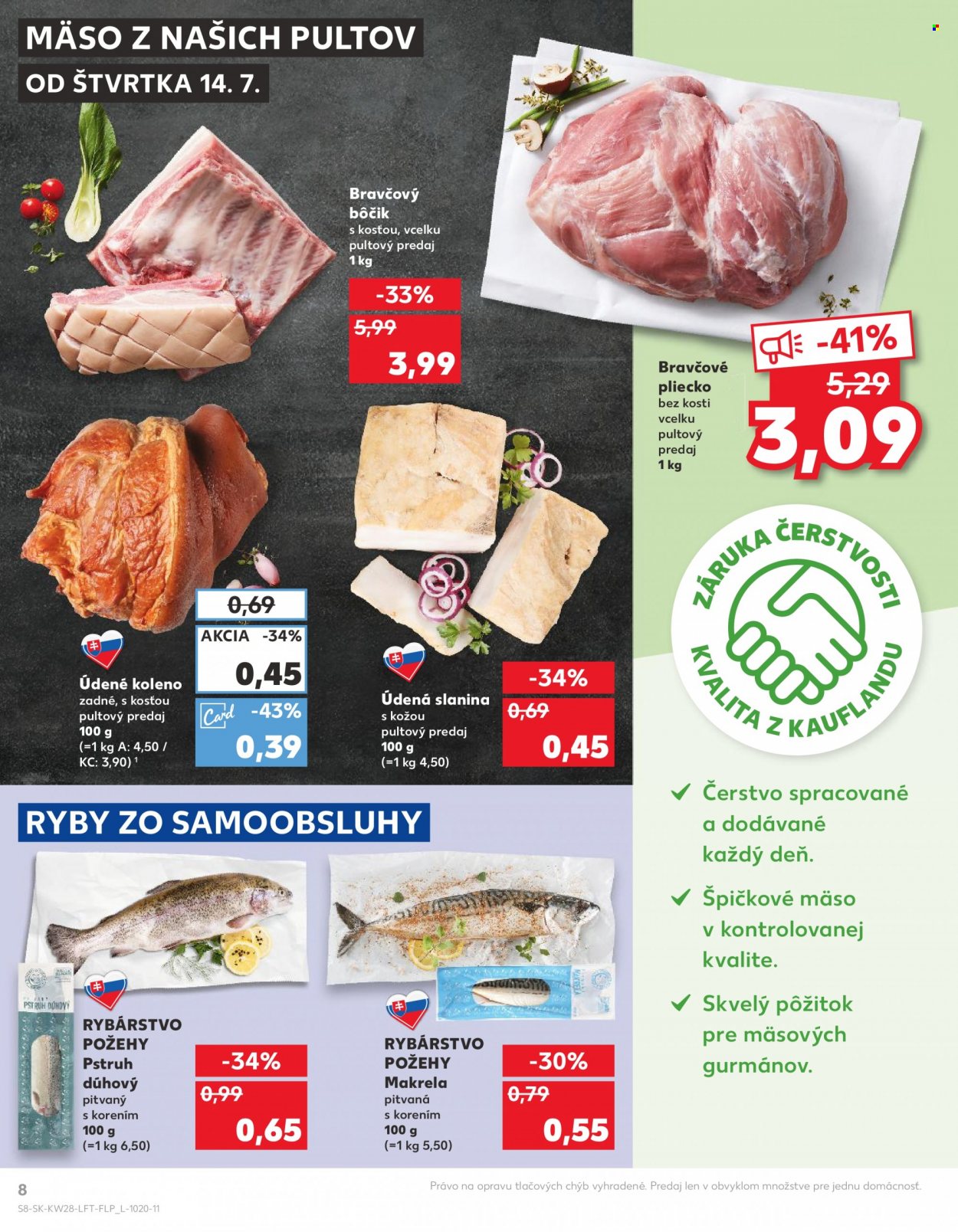 Leták Kaufland - 14.7.2022 - 20.7.2022. Strana 8