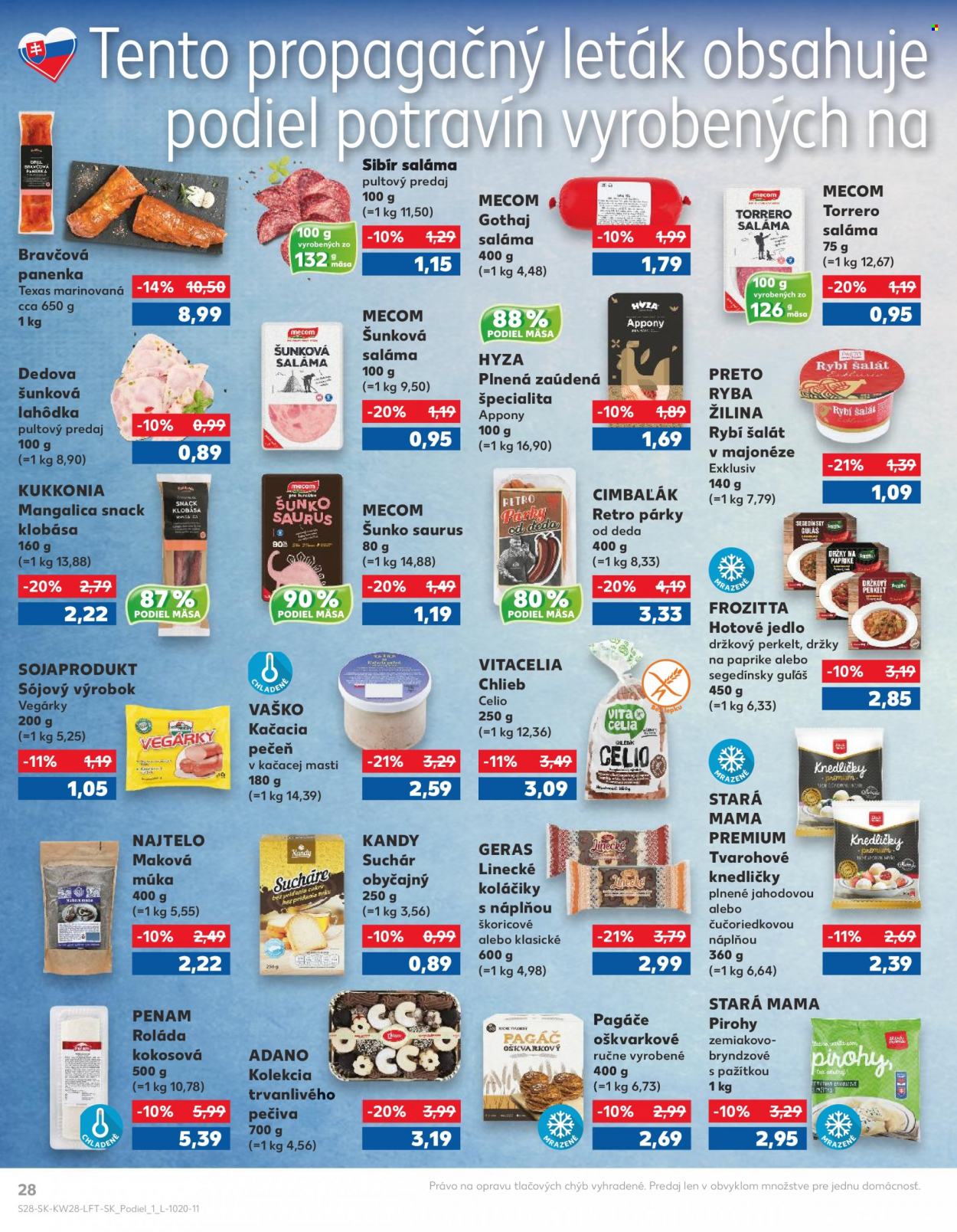 Leták Kaufland - 14.7.2022 - 20.7.2022. Strana 28