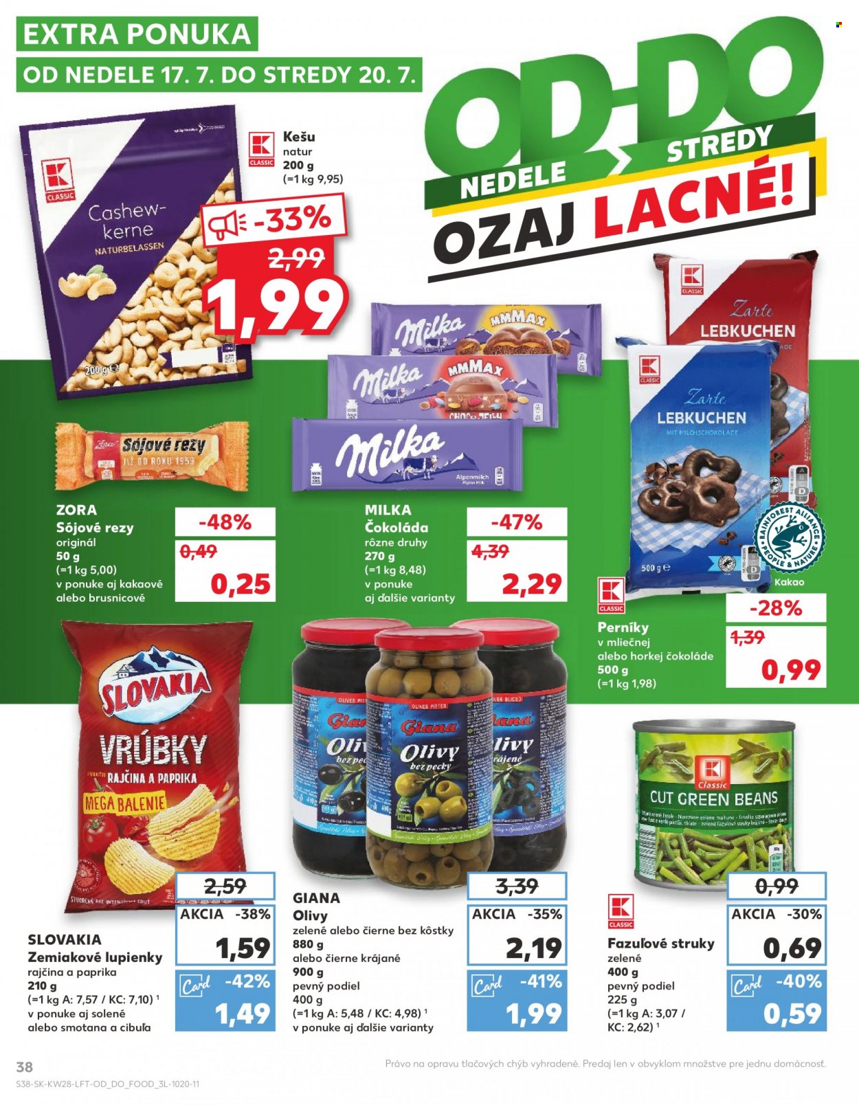Leták Kaufland - 14.7.2022 - 20.7.2022. Strana 38