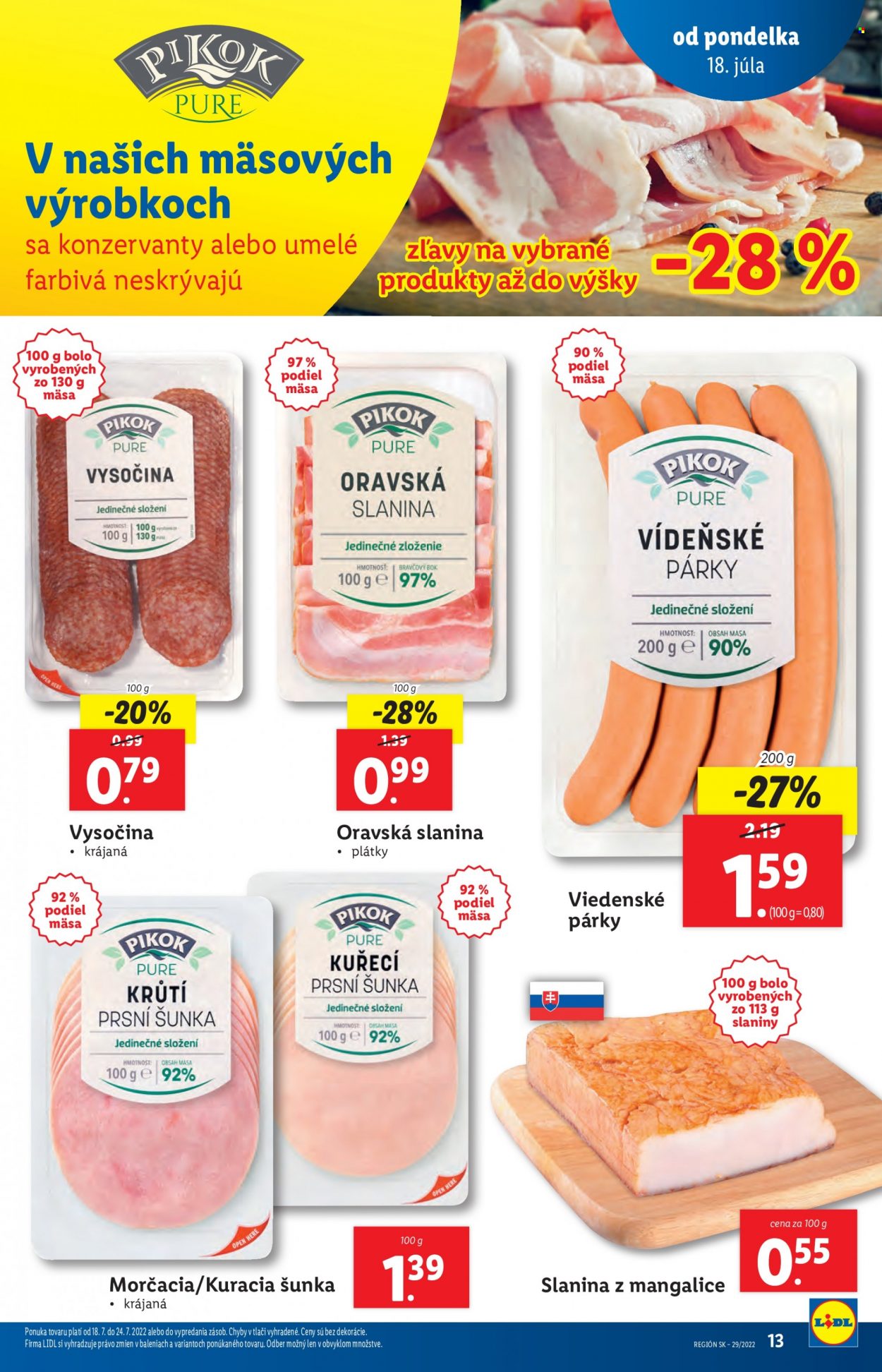 Leták Lidl - 18.7.2022 - 24.7.2022. Strana 13