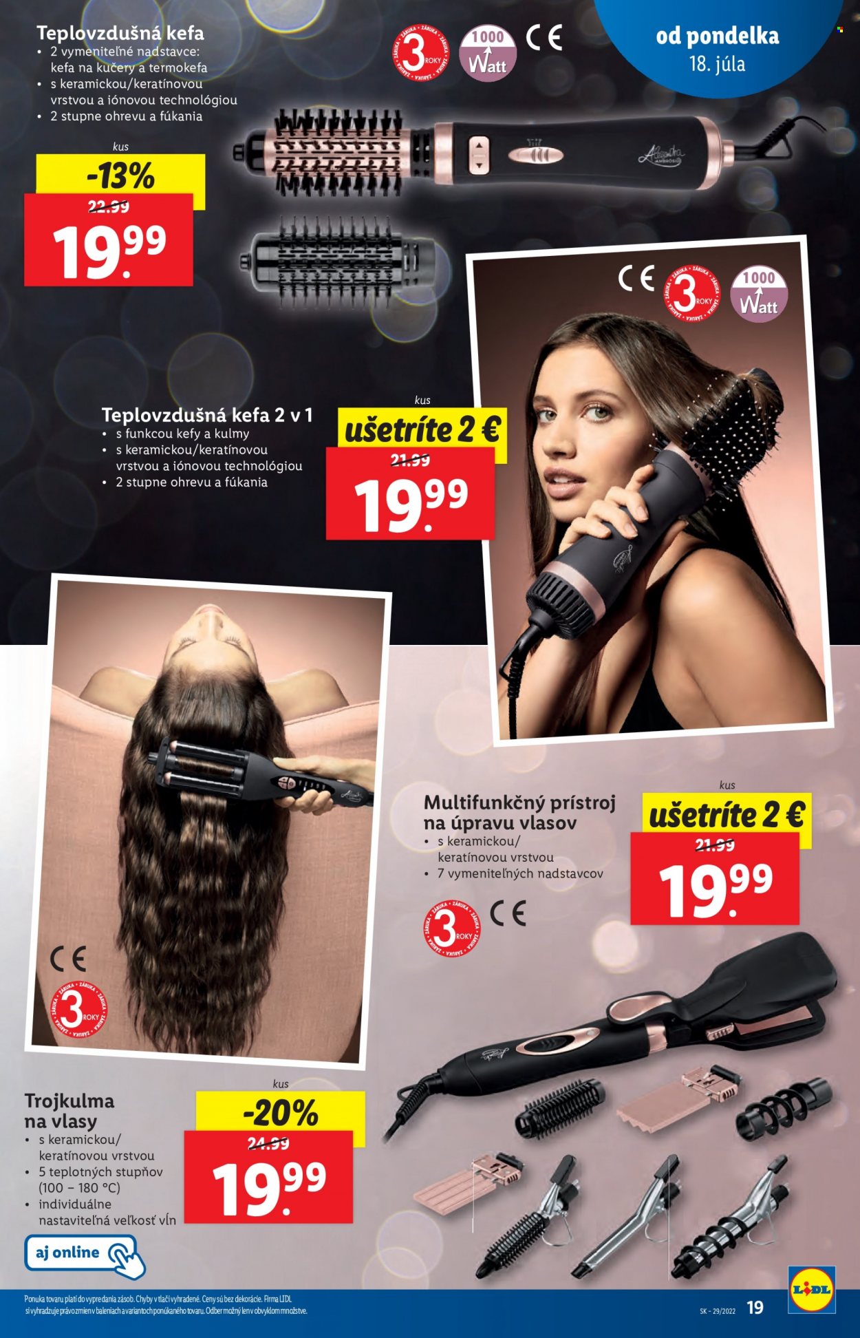Leták Lidl - 18.7.2022 - 24.7.2022. Strana 19