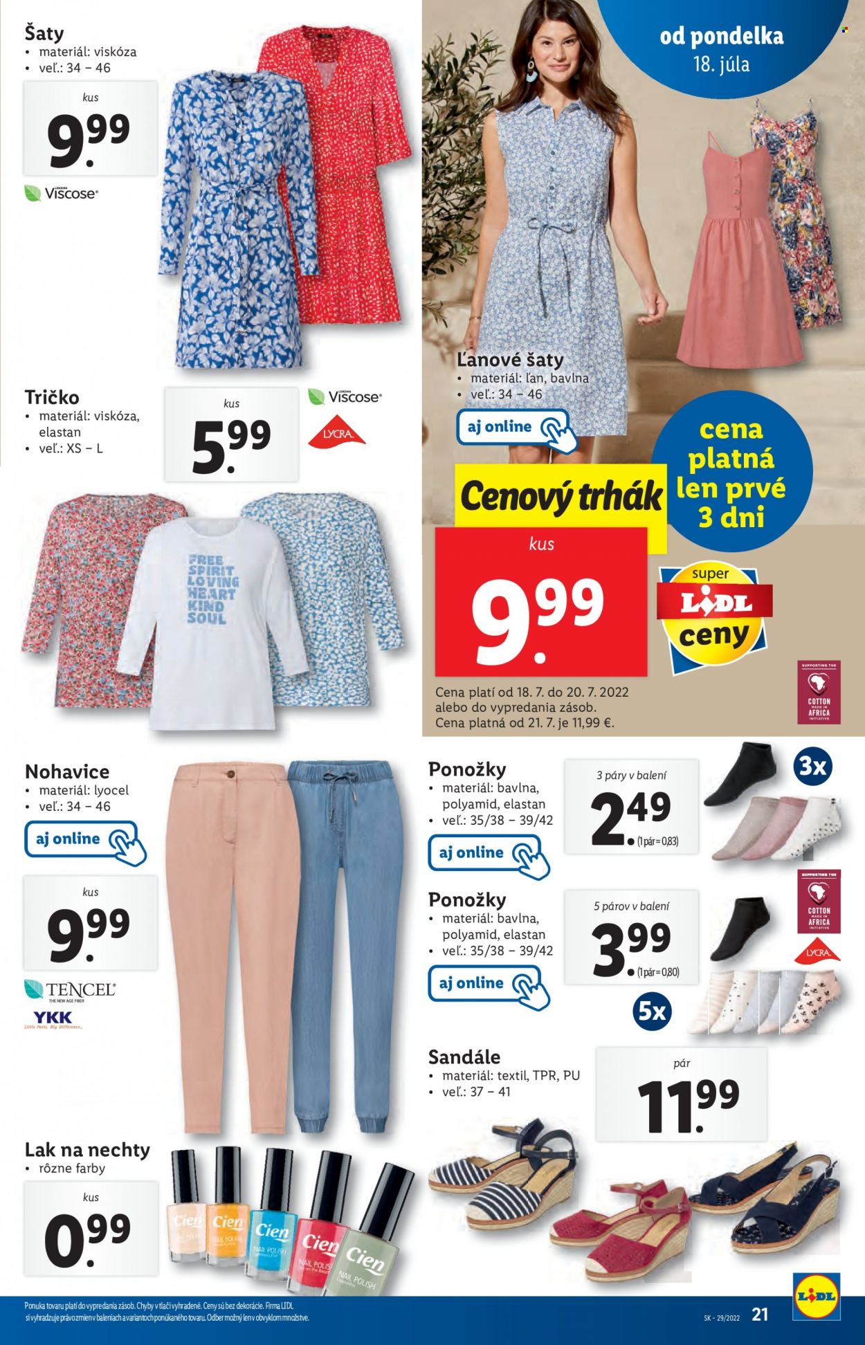 Leták Lidl - 18.7.2022 - 24.7.2022. Strana 21