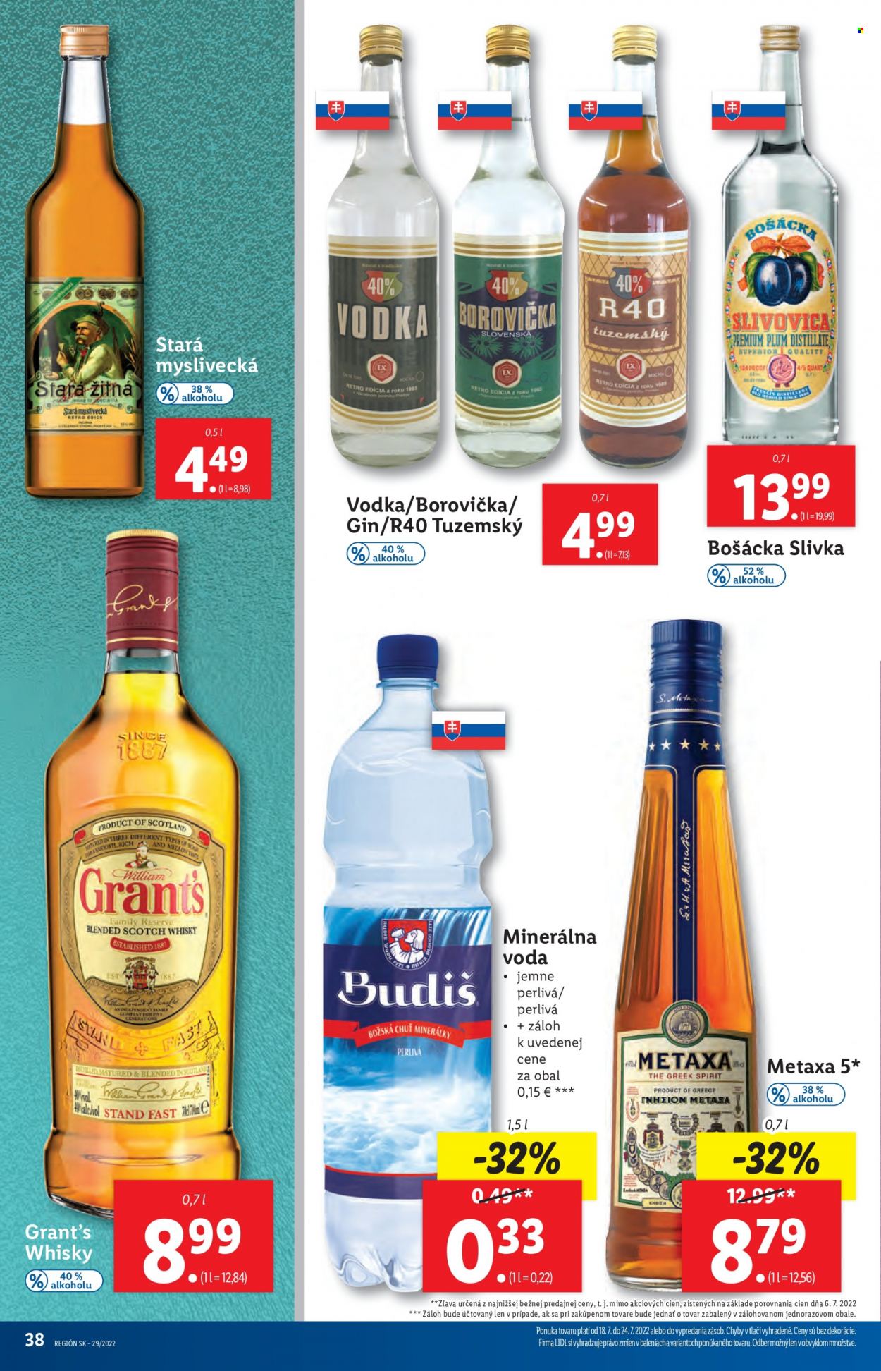 Leták Lidl - 18.7.2022 - 24.7.2022. Strana 38