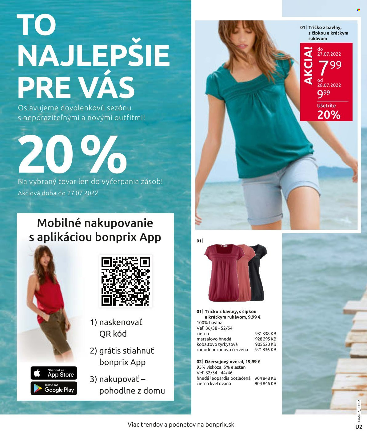 Leták Bonprix - 14.7.2022 - 17.9.2022. Strana 2