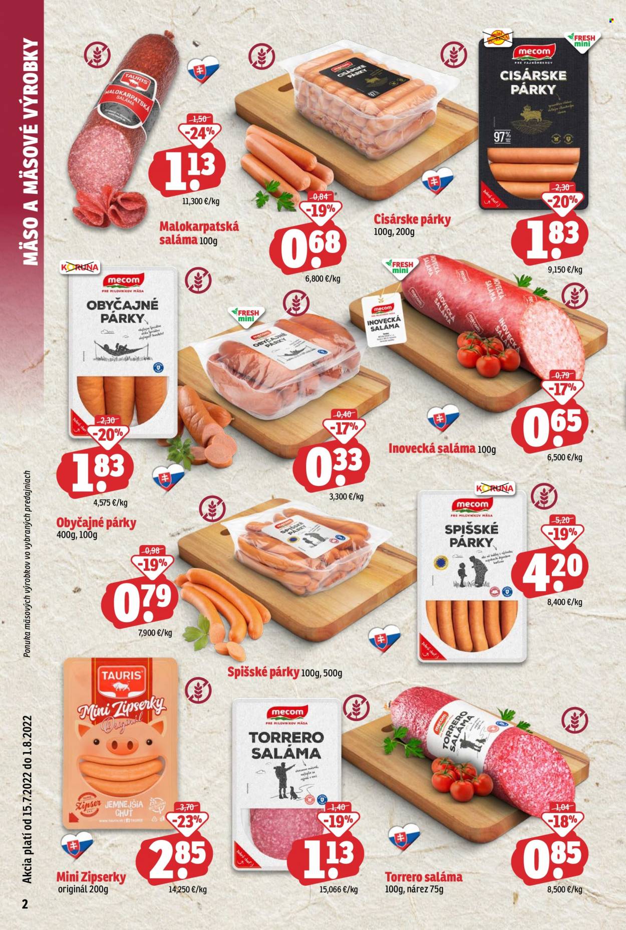 Leták FRESH - 15.7.2022 - 1.8.2022. Strana 2