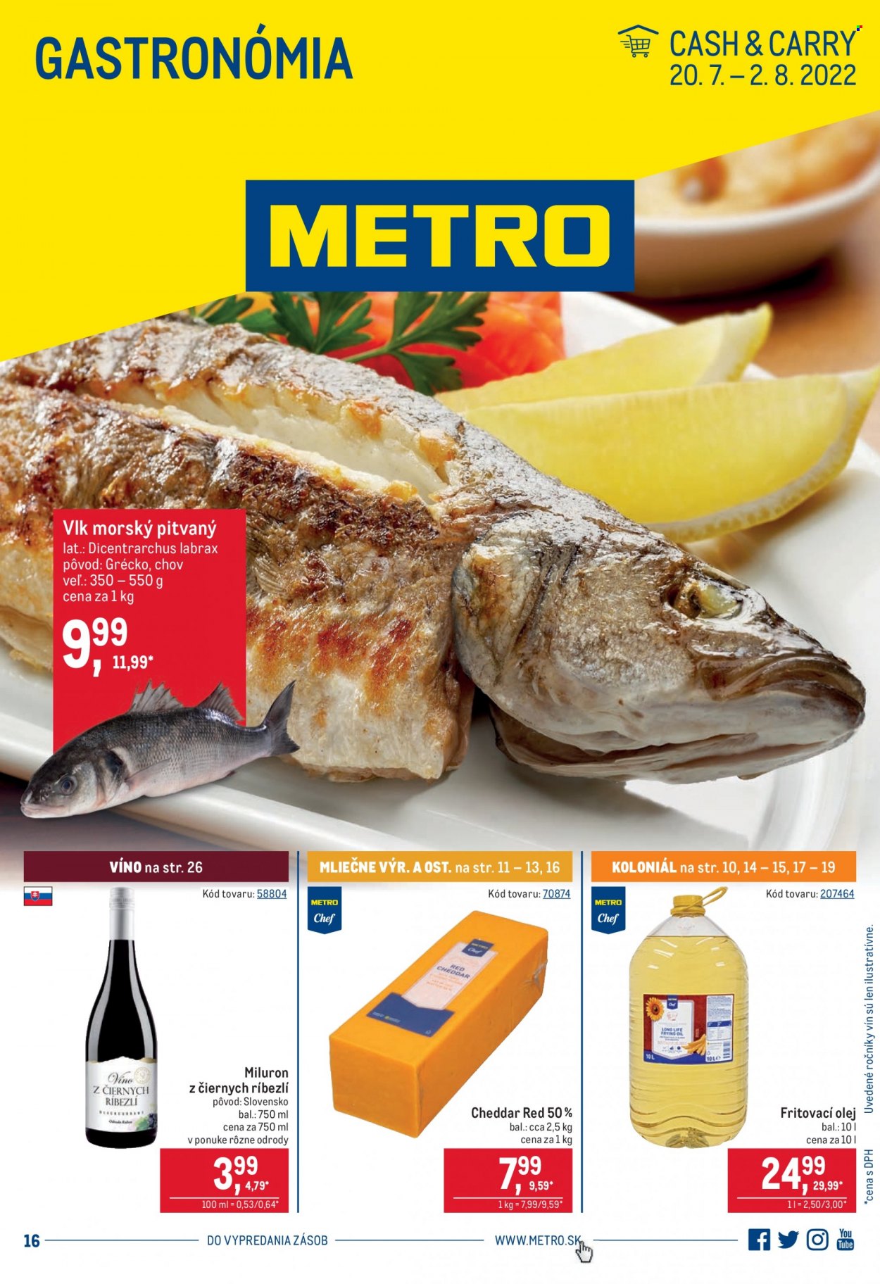 Leták Metro - 20.7.2022 - 2.8.2022. Strana 1