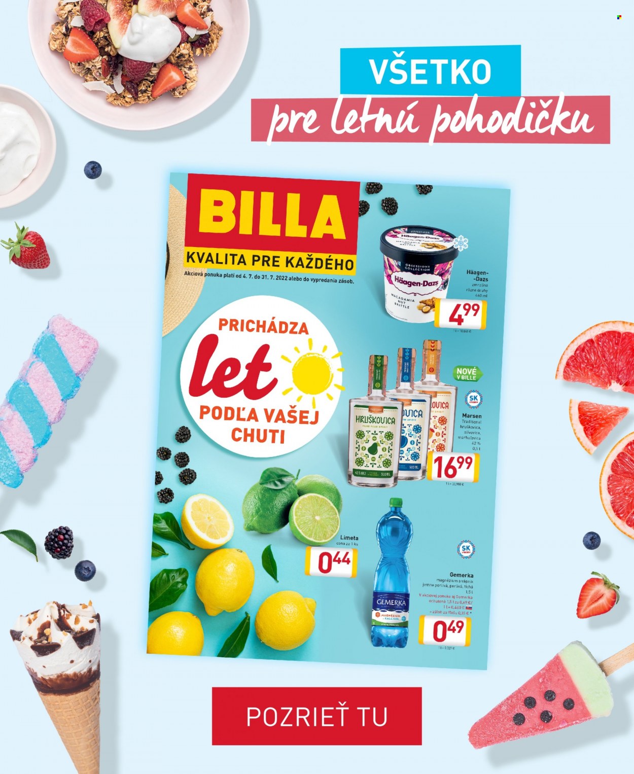 Leták Billa - 20.7.2022 - 26.7.2022. Strana 25
