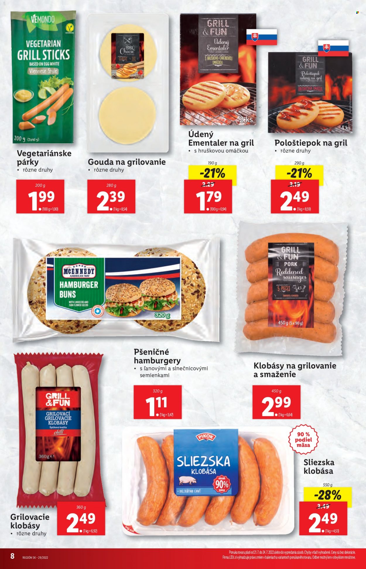 Leták Lidl - 21.7.2022 - 24.7.2022. Strana 8