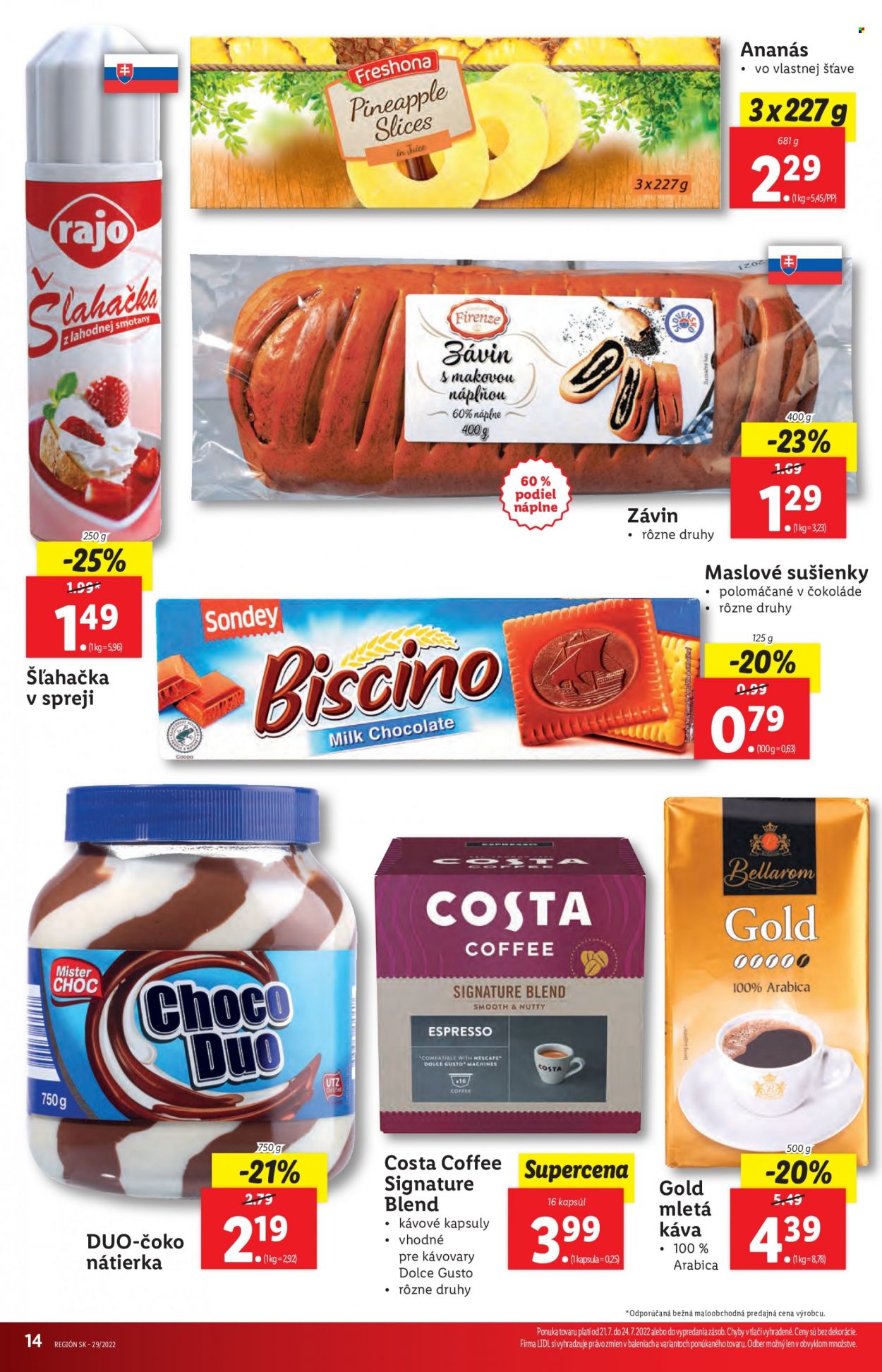 Leták Lidl - 21.7.2022 - 24.7.2022. Strana 14