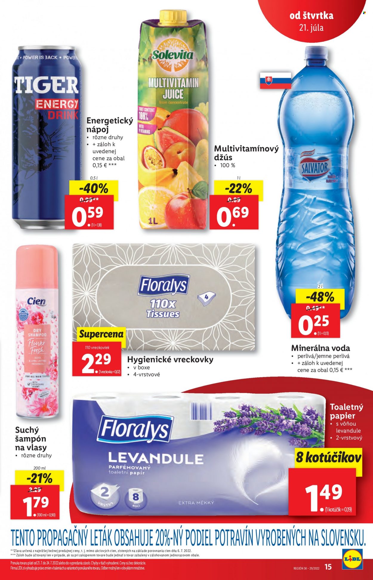 Leták Lidl - 21.7.2022 - 24.7.2022. Strana 15