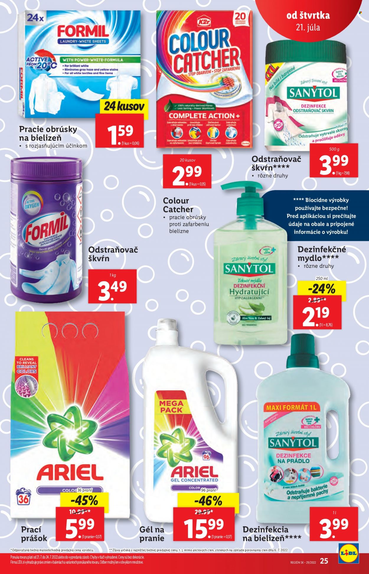 Leták Lidl - 21.7.2022 - 24.7.2022. Strana 25
