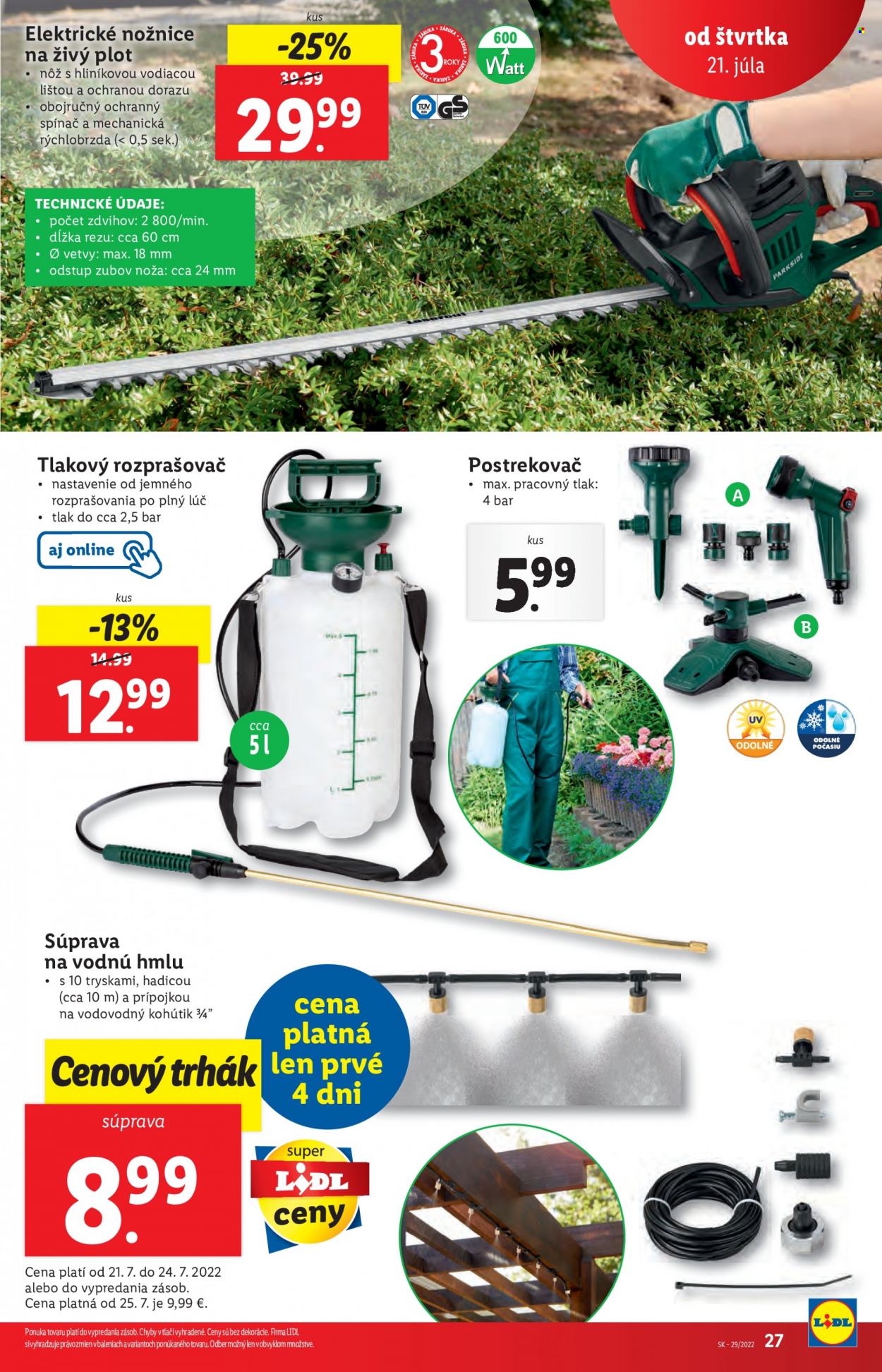 Leták Lidl - 21.7.2022 - 24.7.2022. Strana 27