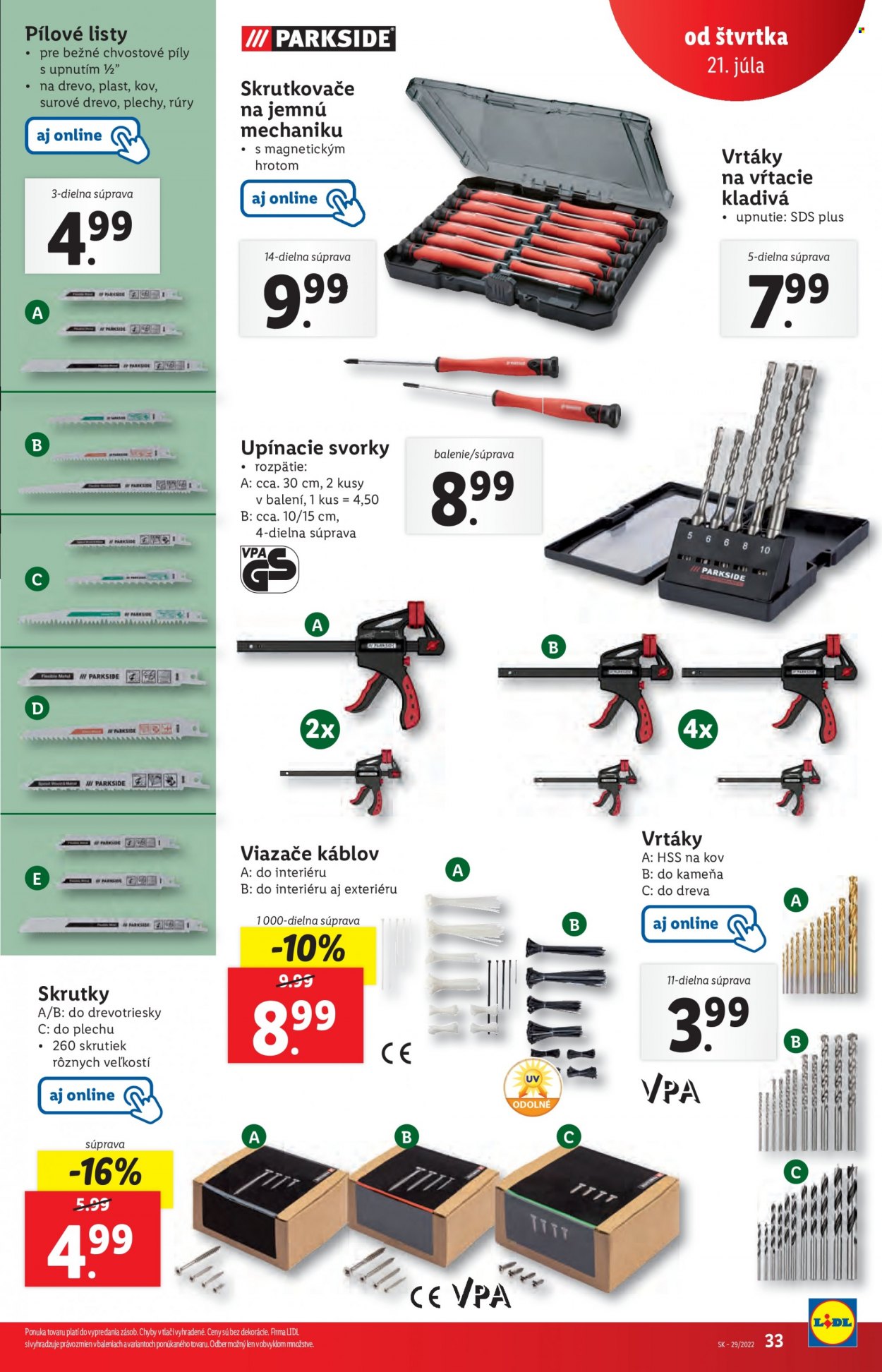 Leták Lidl - 21.7.2022 - 24.7.2022. Strana 33