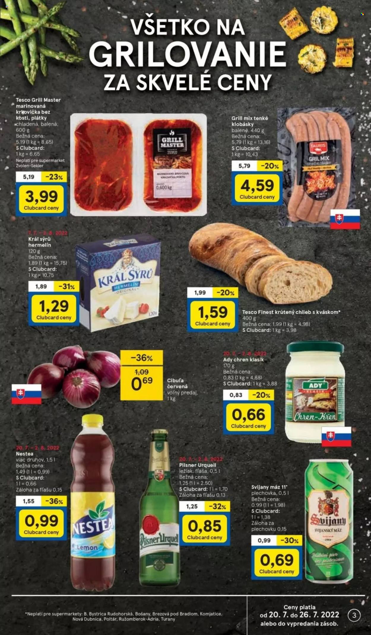 Leták TESCO supermarket - 20.7.2022 - 26.7.2022. Strana 3