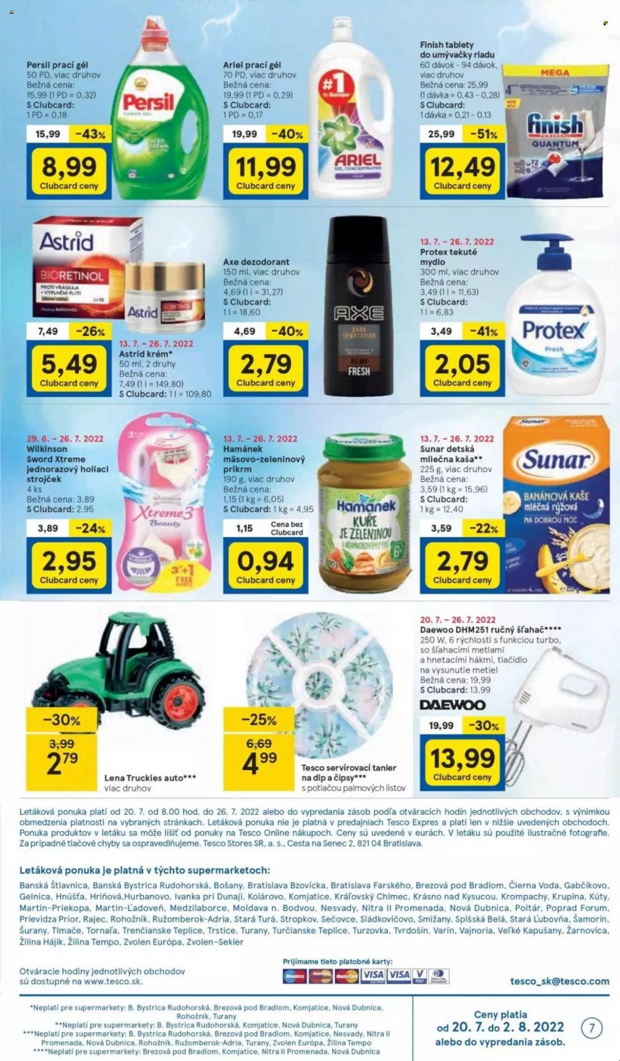 Leták TESCO supermarket - 20.7.2022 - 26.7.2022. Strana 7
