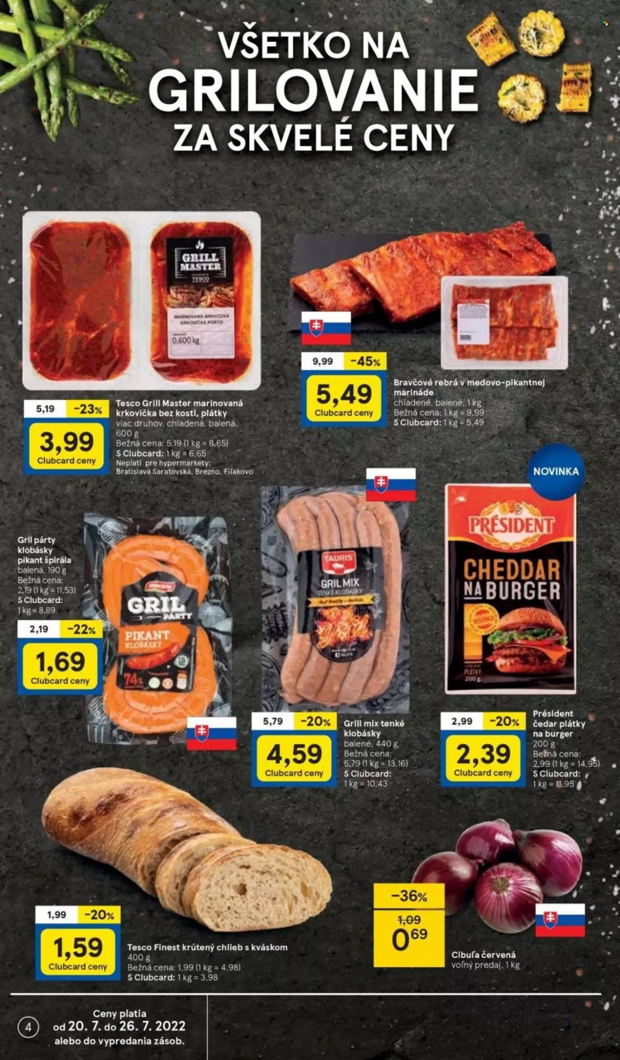 Leták TESCO - 20.7.2022 - 26.7.2022. Strana 4