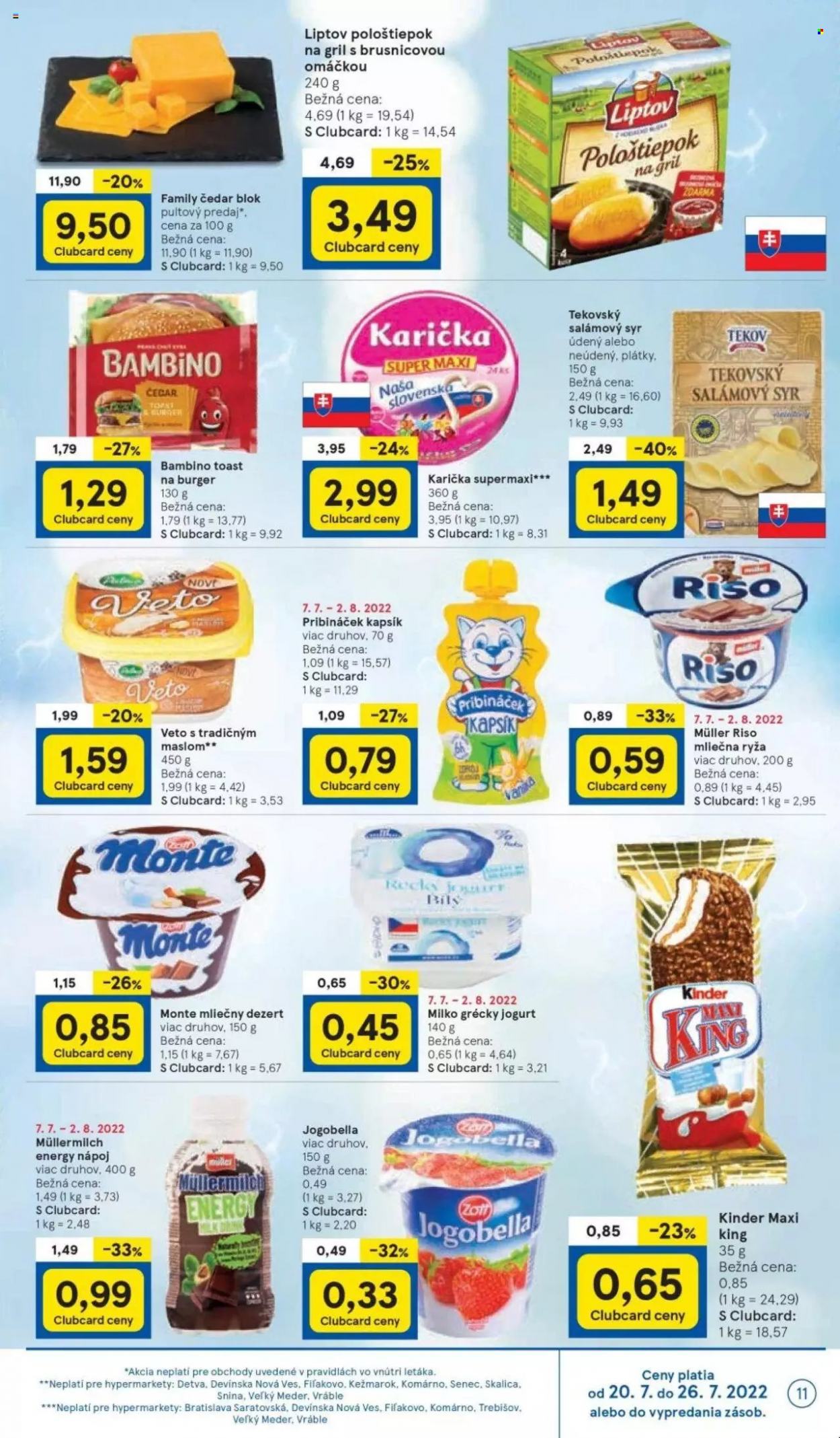Leták TESCO - 20.7.2022 - 26.7.2022. Strana 11