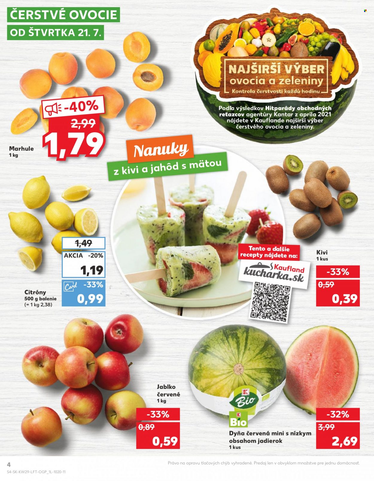 Leták Kaufland - 21.7.2022 - 27.7.2022. Strana 4