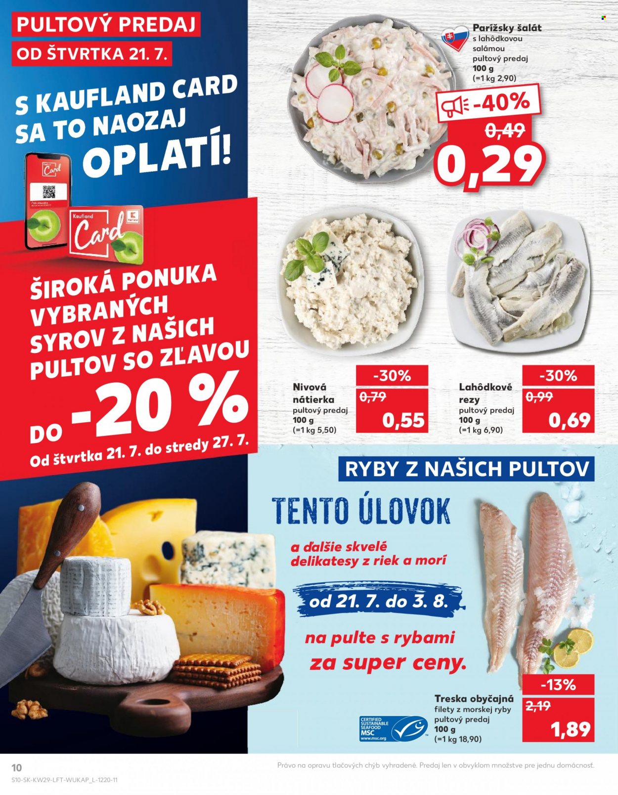 Leták Kaufland - 21.7.2022 - 27.7.2022. Strana 10