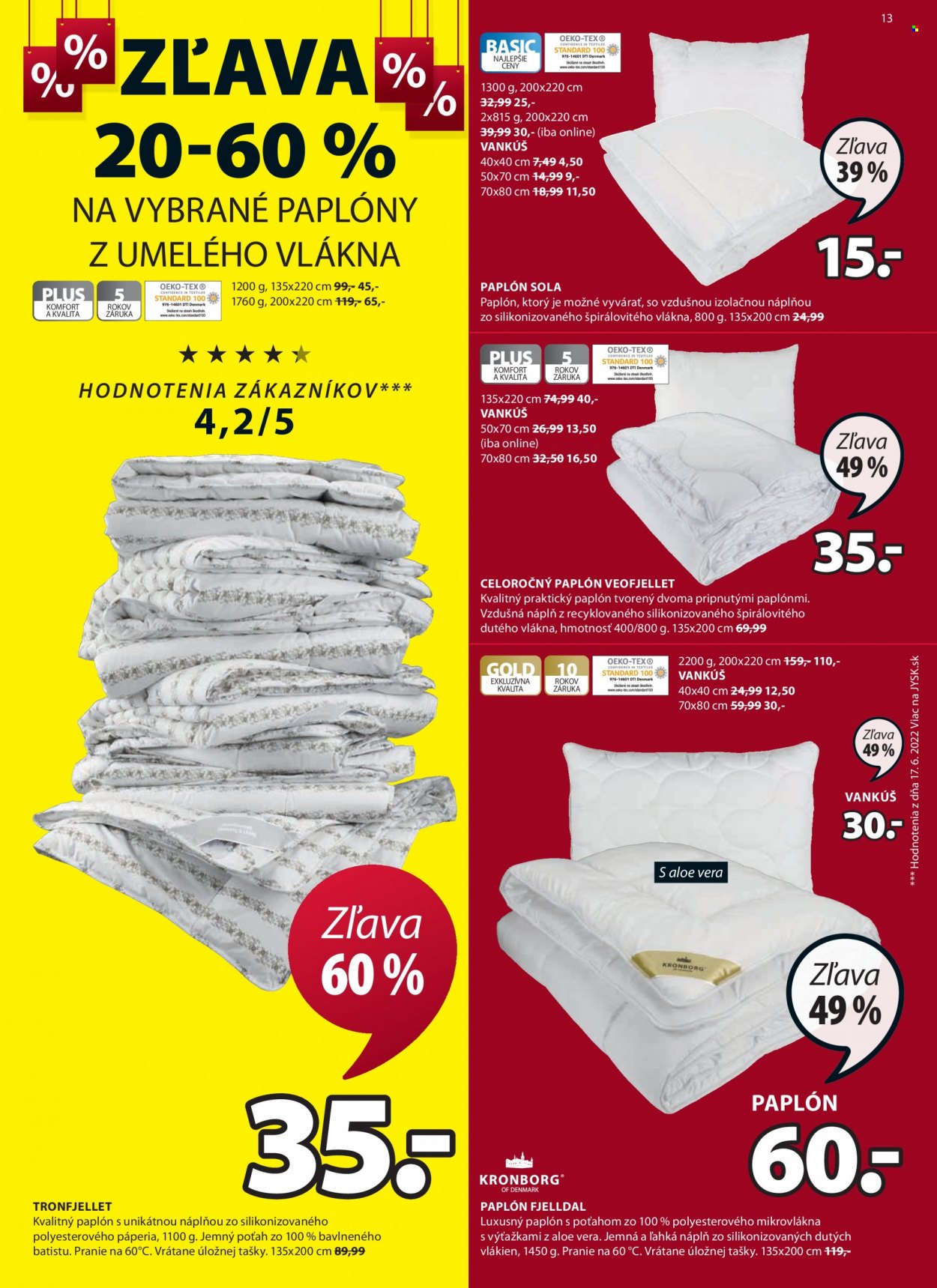Leták JYSK - 20.7.2022 - 2.8.2022. Strana 13