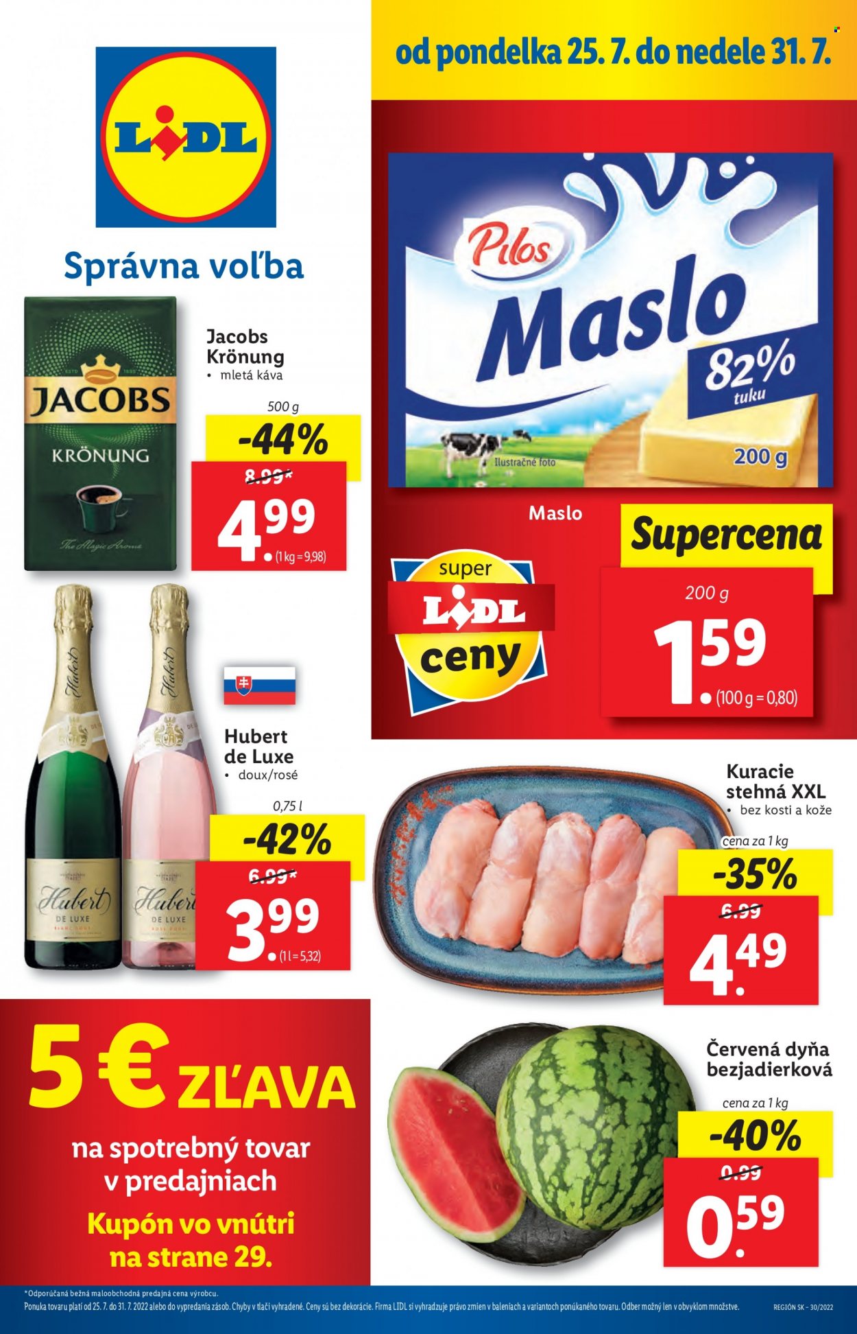 Leták Lidl - 25.7.2022 - 31.7.2022. Strana 1