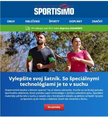 Leták Sportisimo - 21.7.2022 - 25.7.2022.