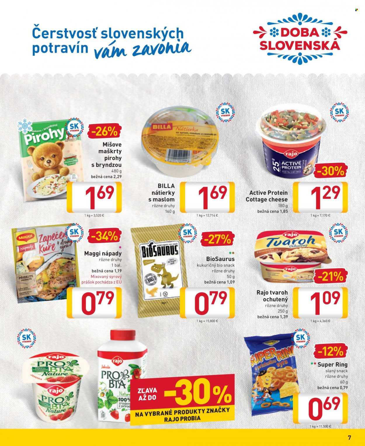 Leták Billa - 27.7.2022 - 2.8.2022. Strana 7