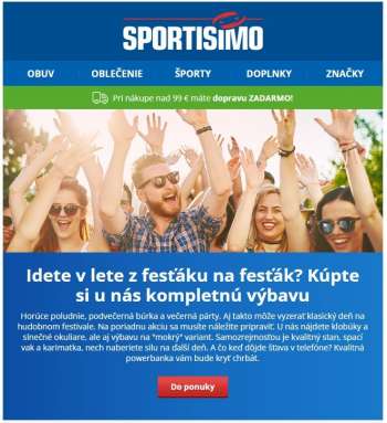 Leták Sportisimo - 24.7.2022 - 28.7.2022.